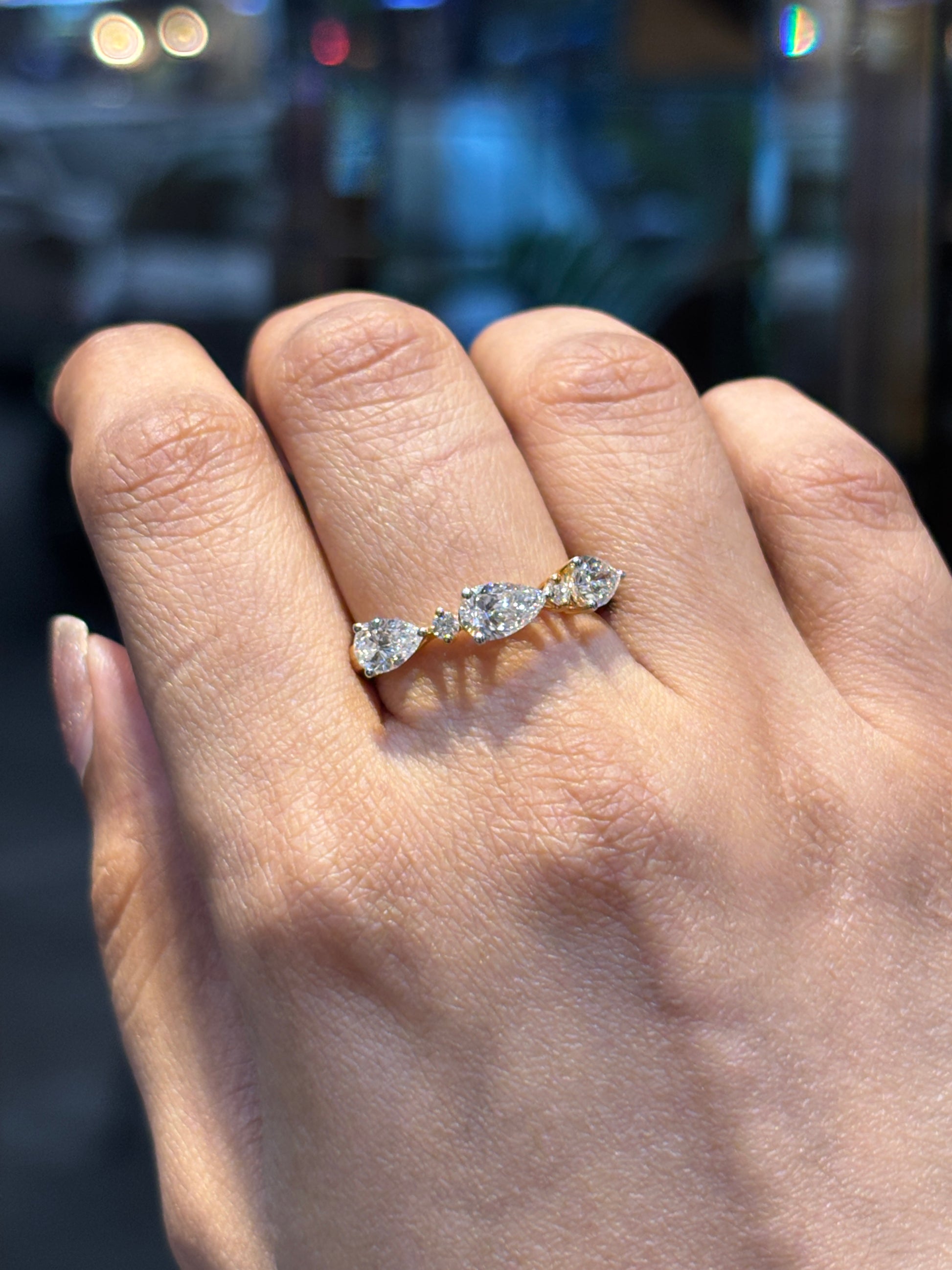 Midnight Echo Lab Diamond Ring - Fiona Diamonds - Fiona Diamonds