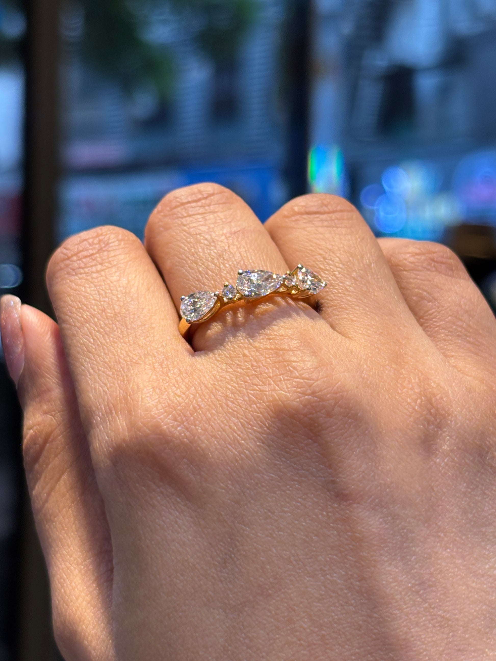 Midnight Echo Lab Diamond Ring - Fiona Diamonds - Fiona Diamonds