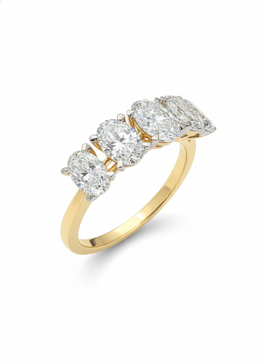 Solstice Vow Lab Diamond Ring