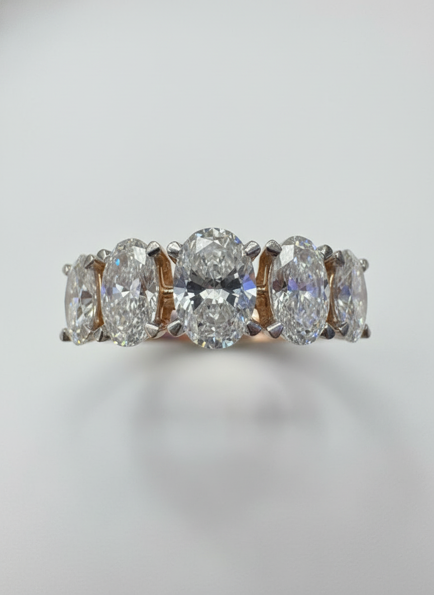 Solstice Vow Lab Diamond Ring