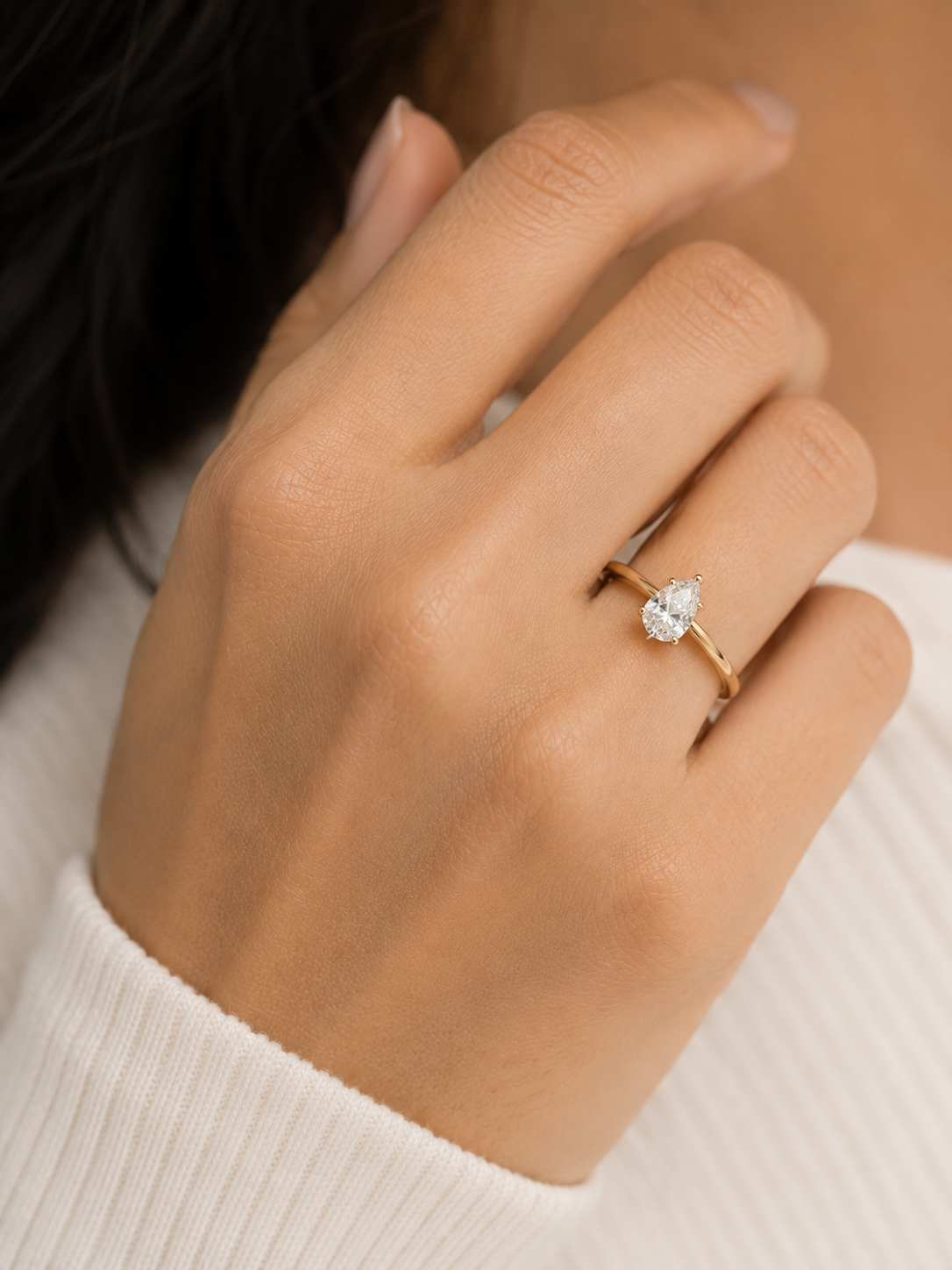 Elara Lab Diamond Ring