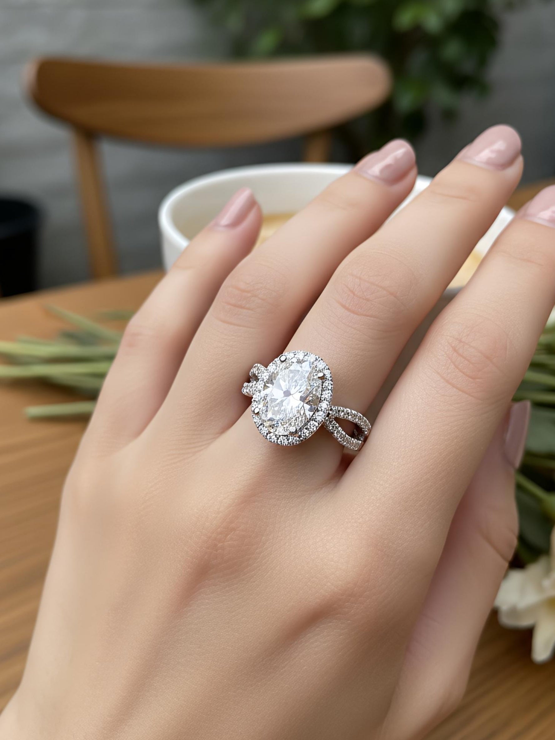 Zyvrith Band Lab Diamond Ring