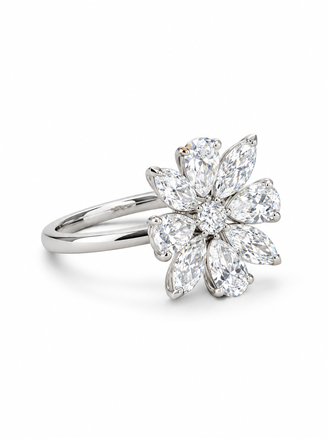 Soleil Crest Lab Diamond Ring