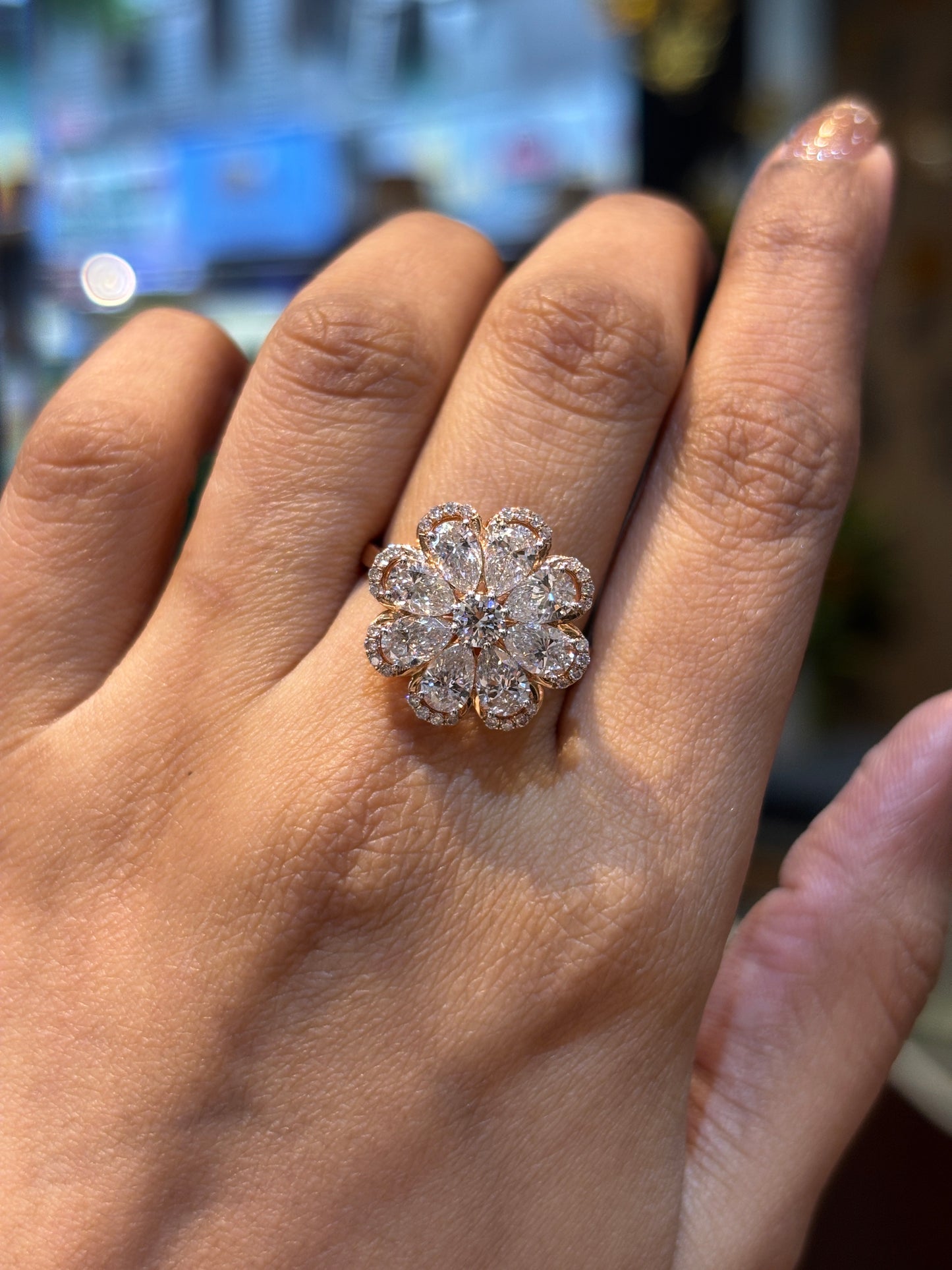 Starry Glow Lab Diamond Ring