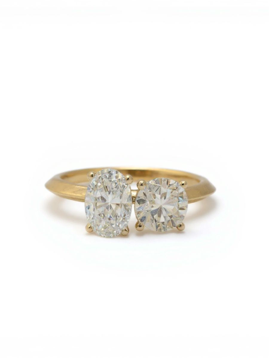 Timeless Crest Lab Diamond Ring