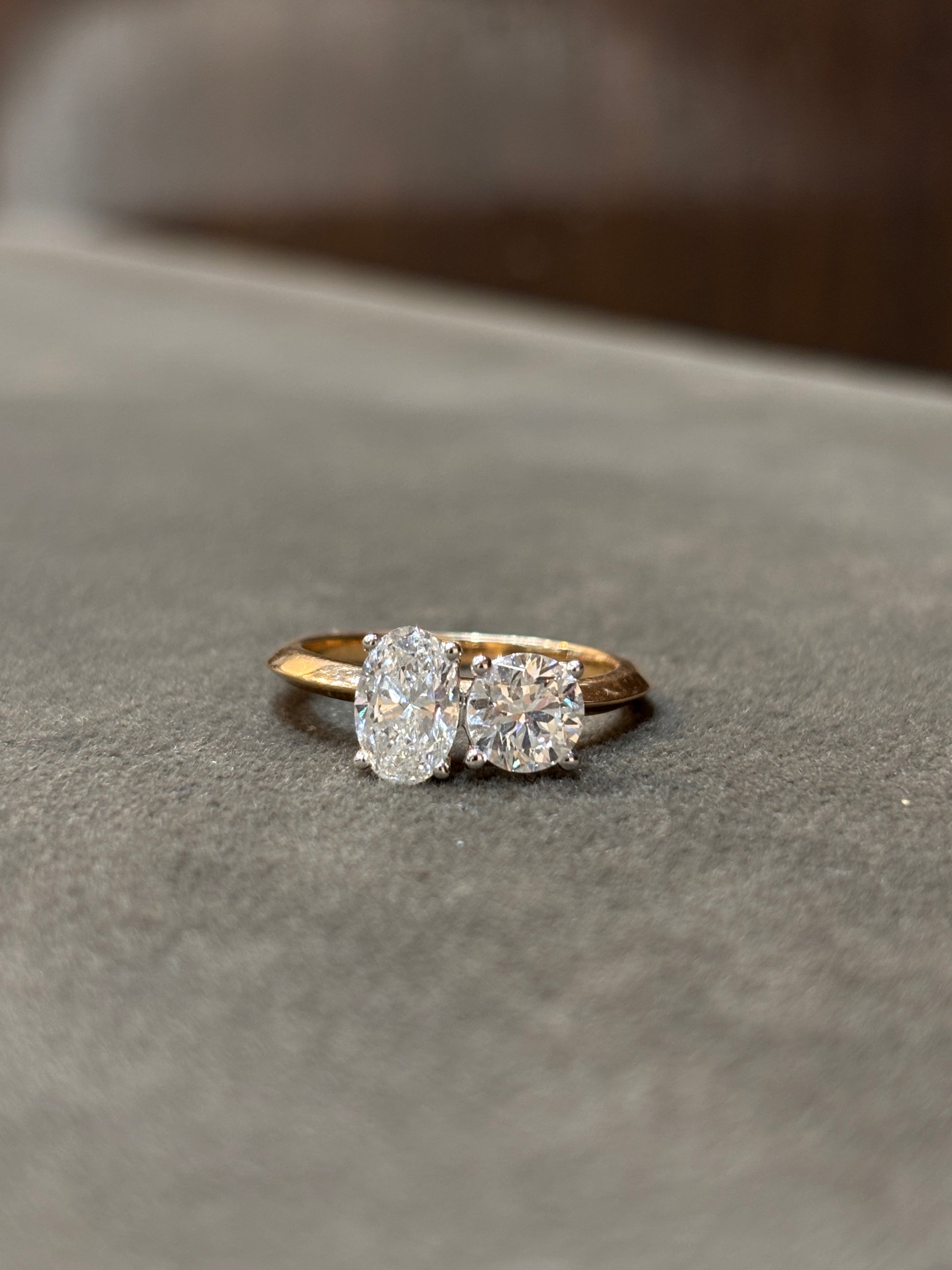Timeless Crest Lab Diamond Ring