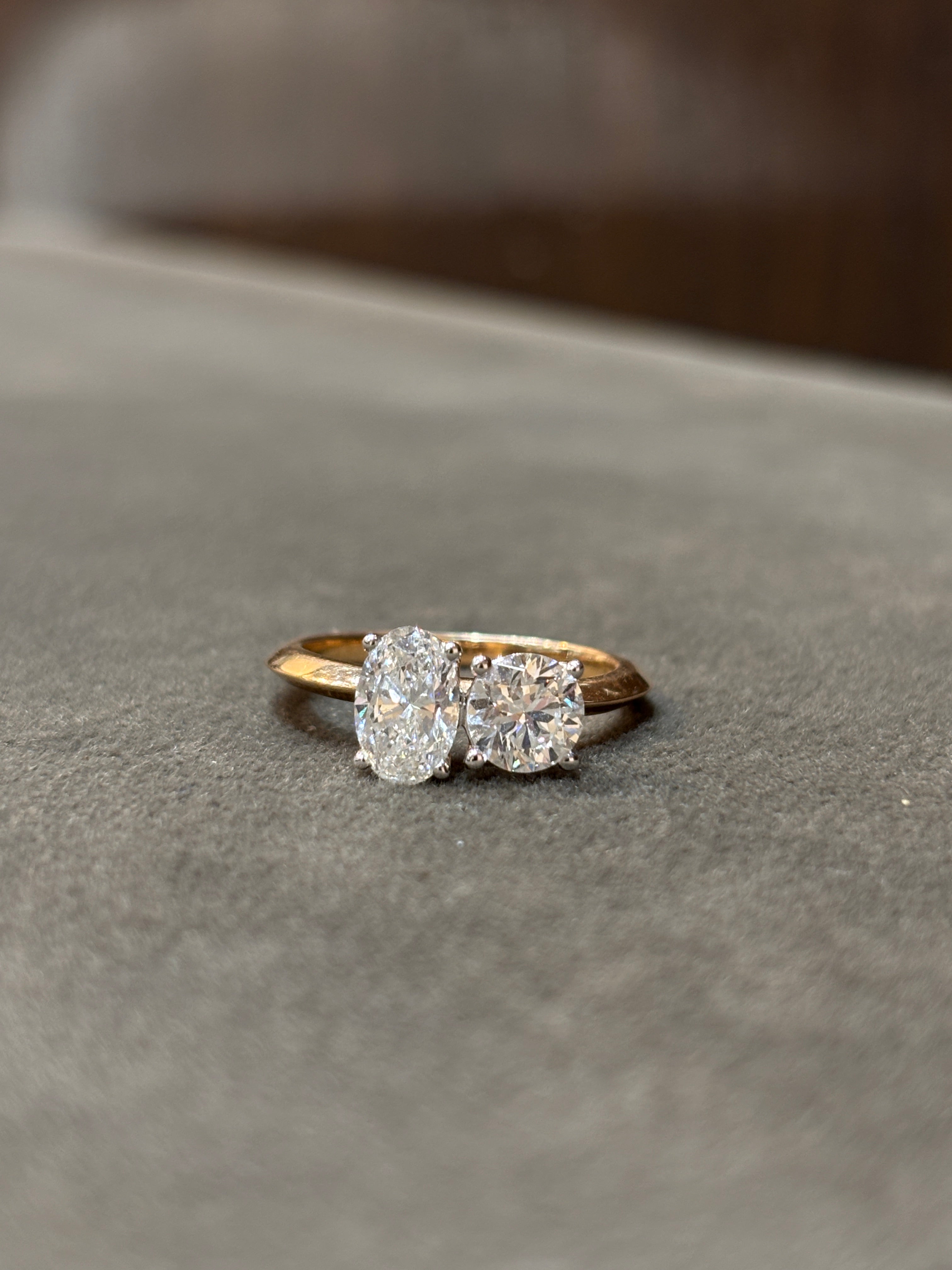 Timeless Crest Lab Diamond Ring