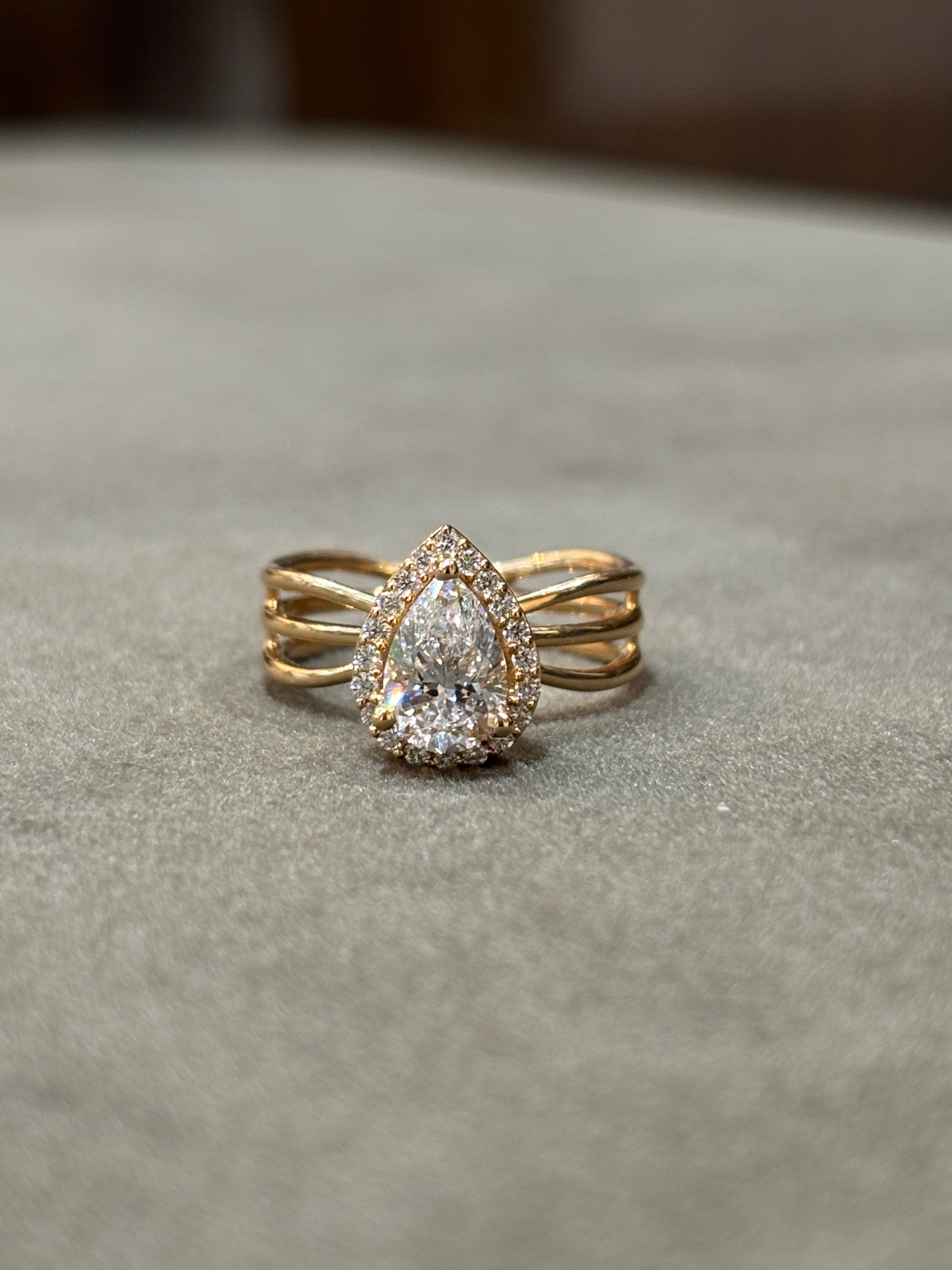 Celestial Gleam Lab Diamond Ring