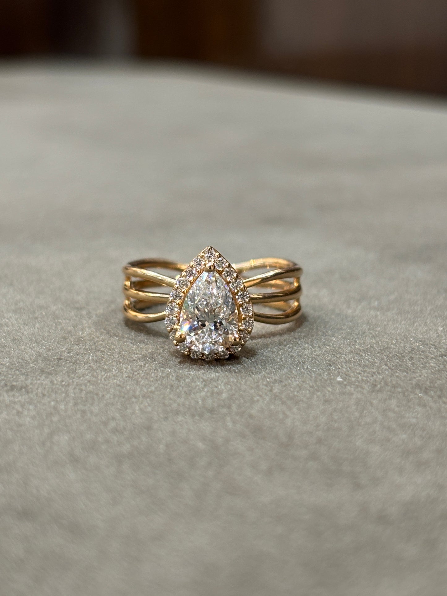 Celestial Gleam Lab Diamond Ring