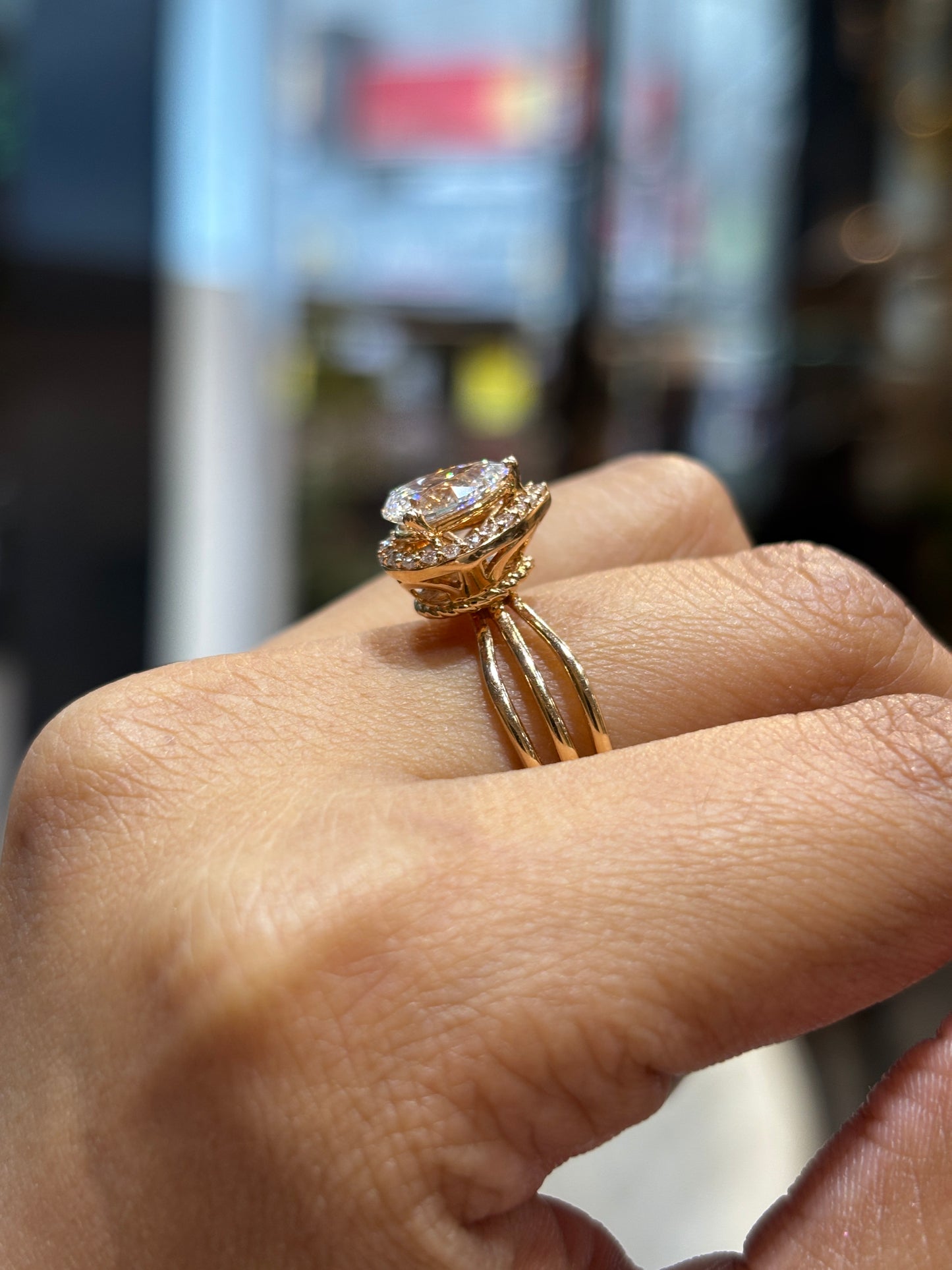 Celestial Gleam Lab Diamond Ring