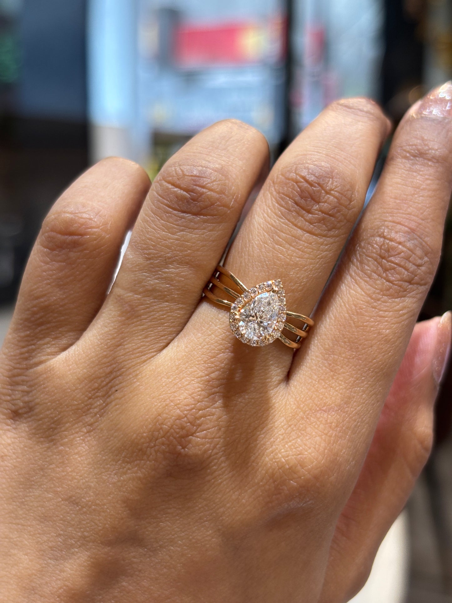 Celestial Gleam Lab Diamond Ring