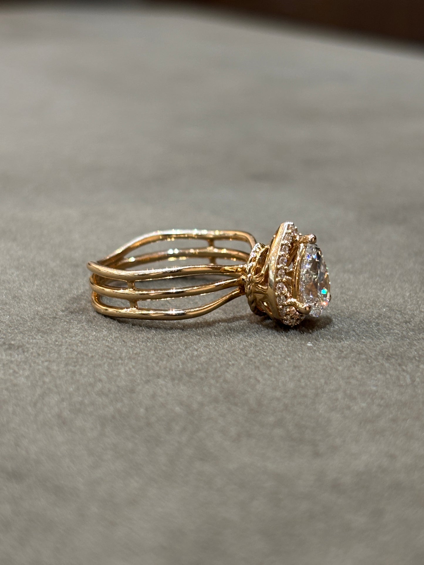 Celestial Gleam Lab Diamond Ring