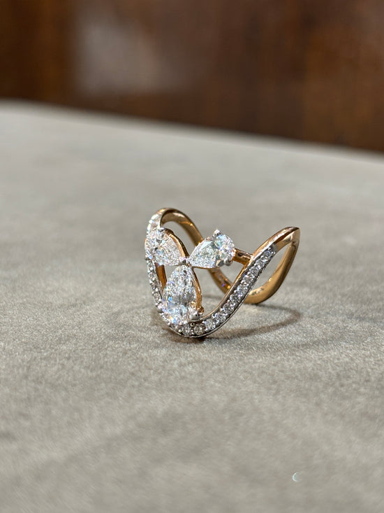 Crystal Mirage Lab Diamond Ring