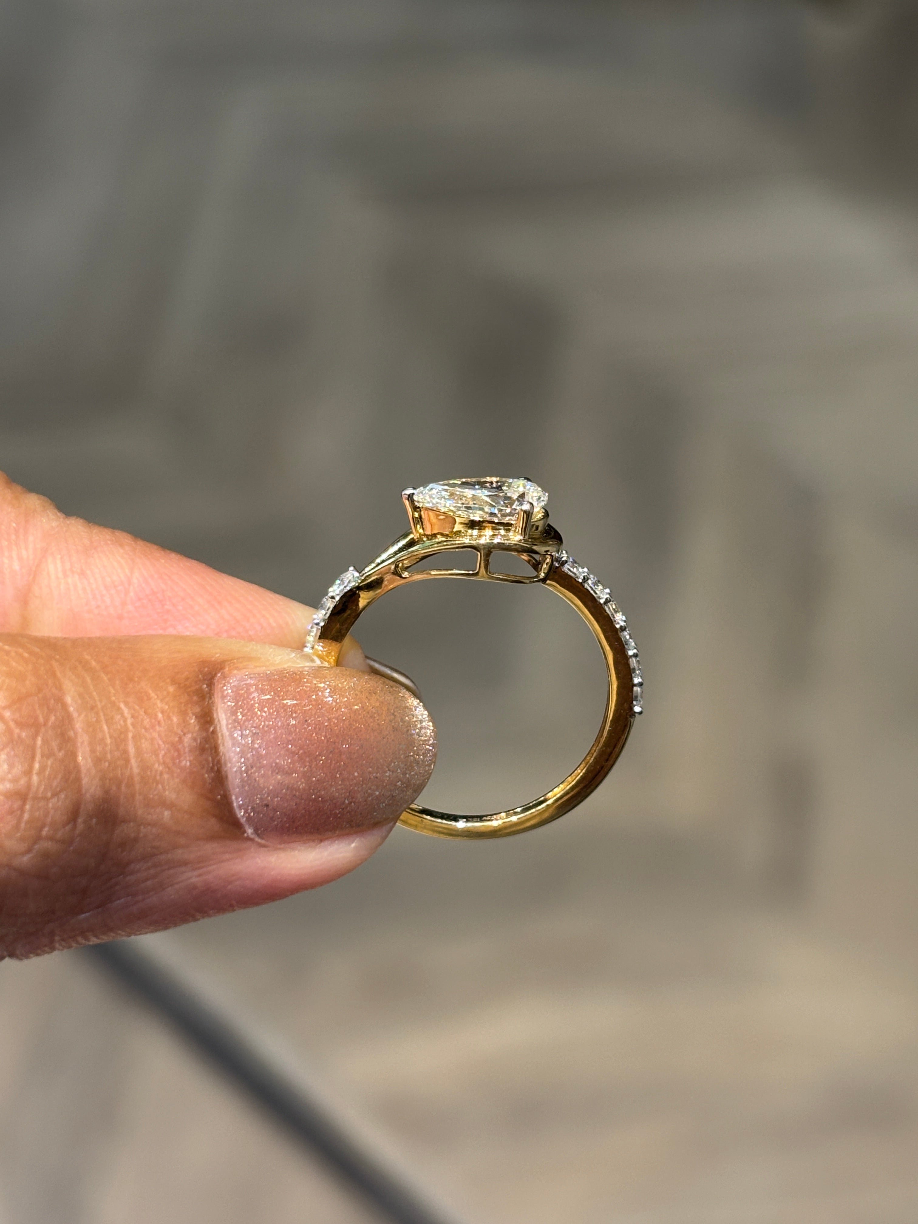 Pure Starlight Lab Diamond Ring