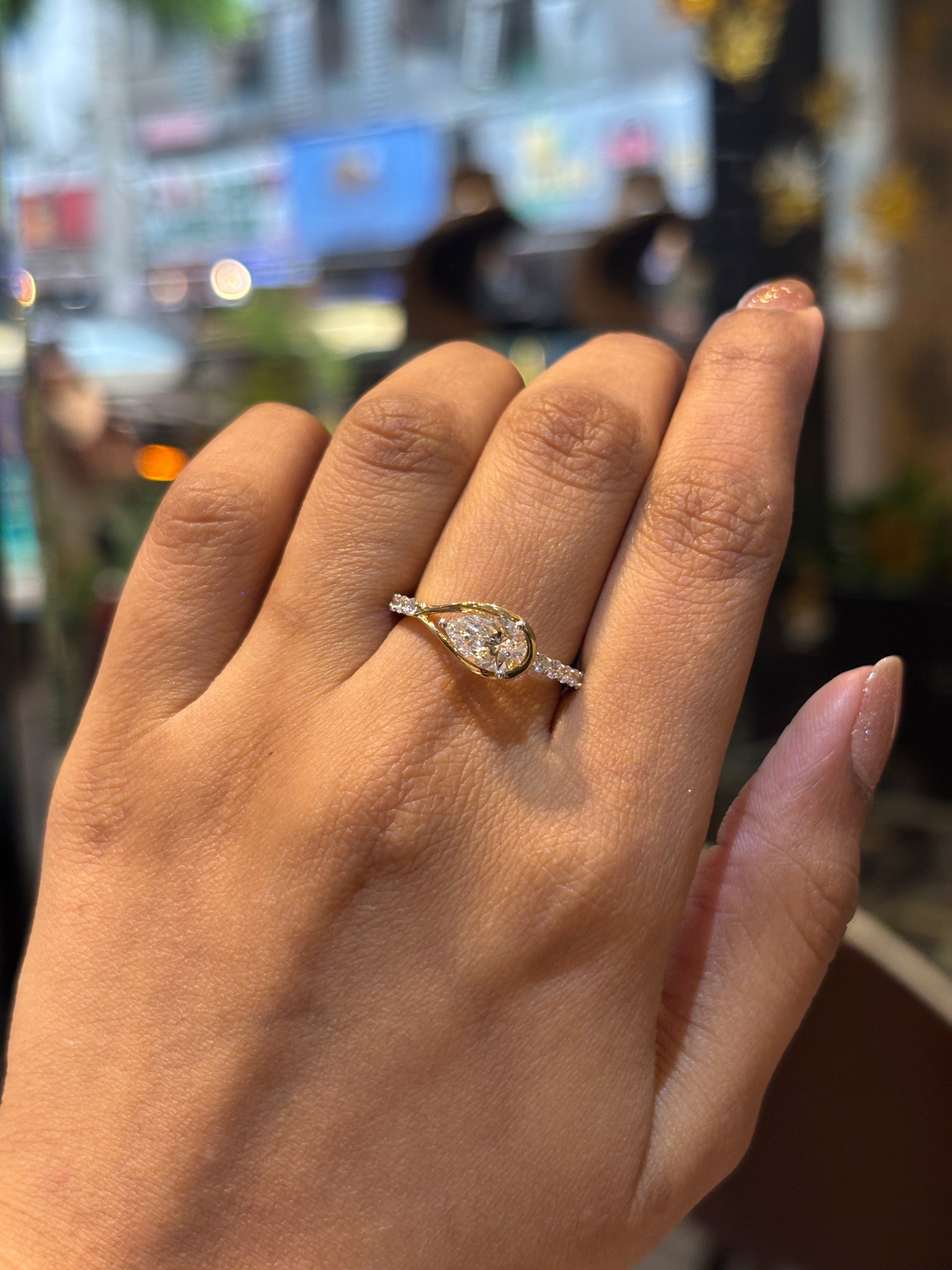 Pure Starlight Lab Diamond Ring