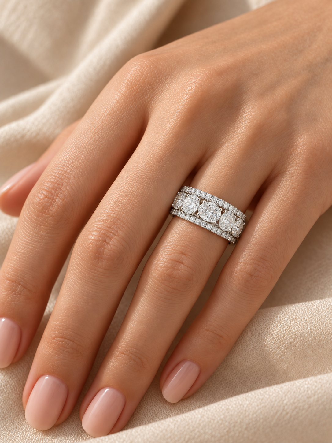 Nova Arch Lab Diamond Ring