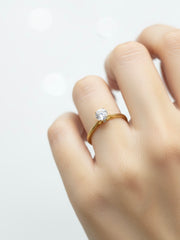 Zinara 50 Pointer Lab Diamond Solitaire Ring