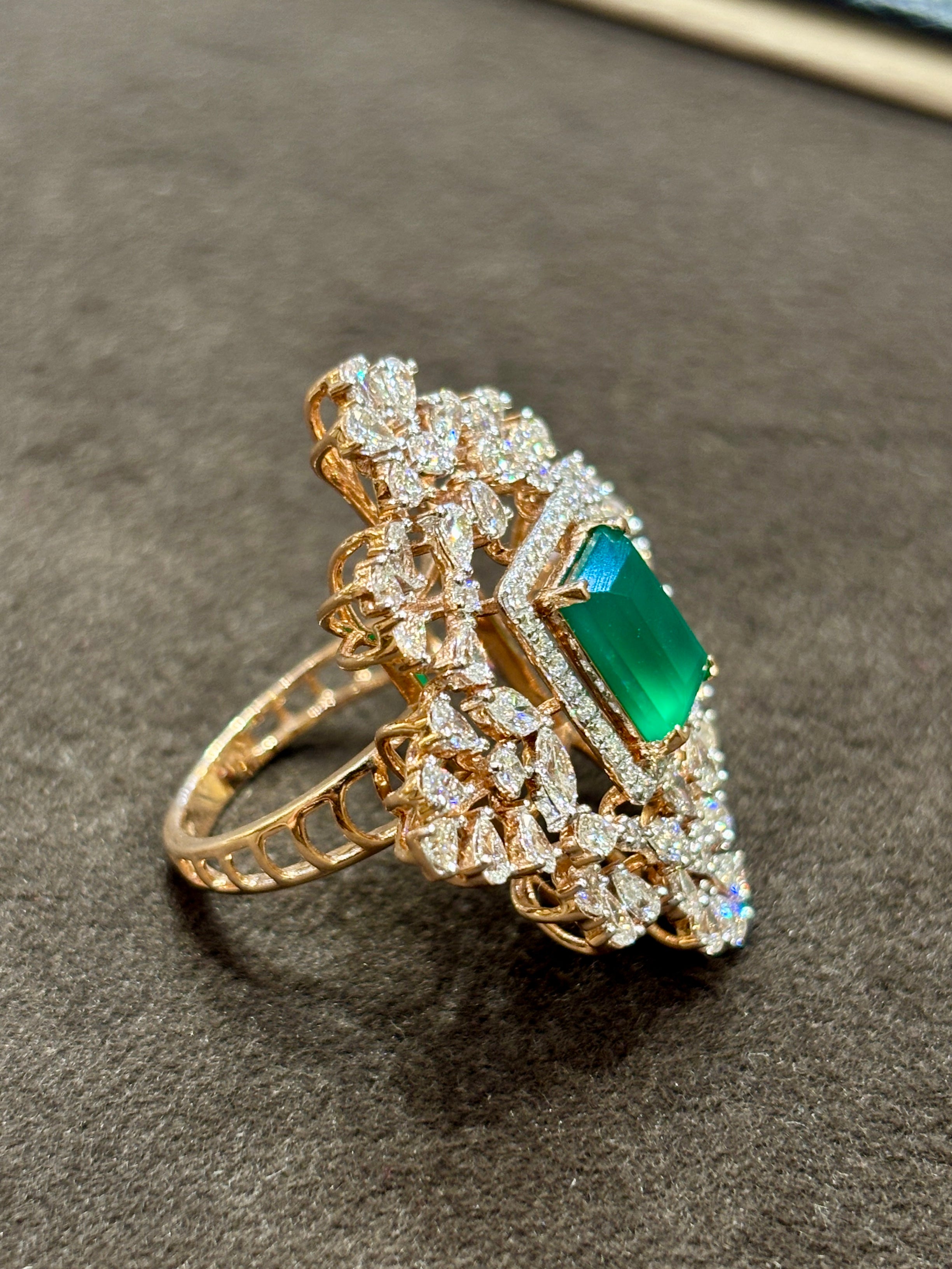 Roselith Lab Diamond Ring – Serenity in Shine