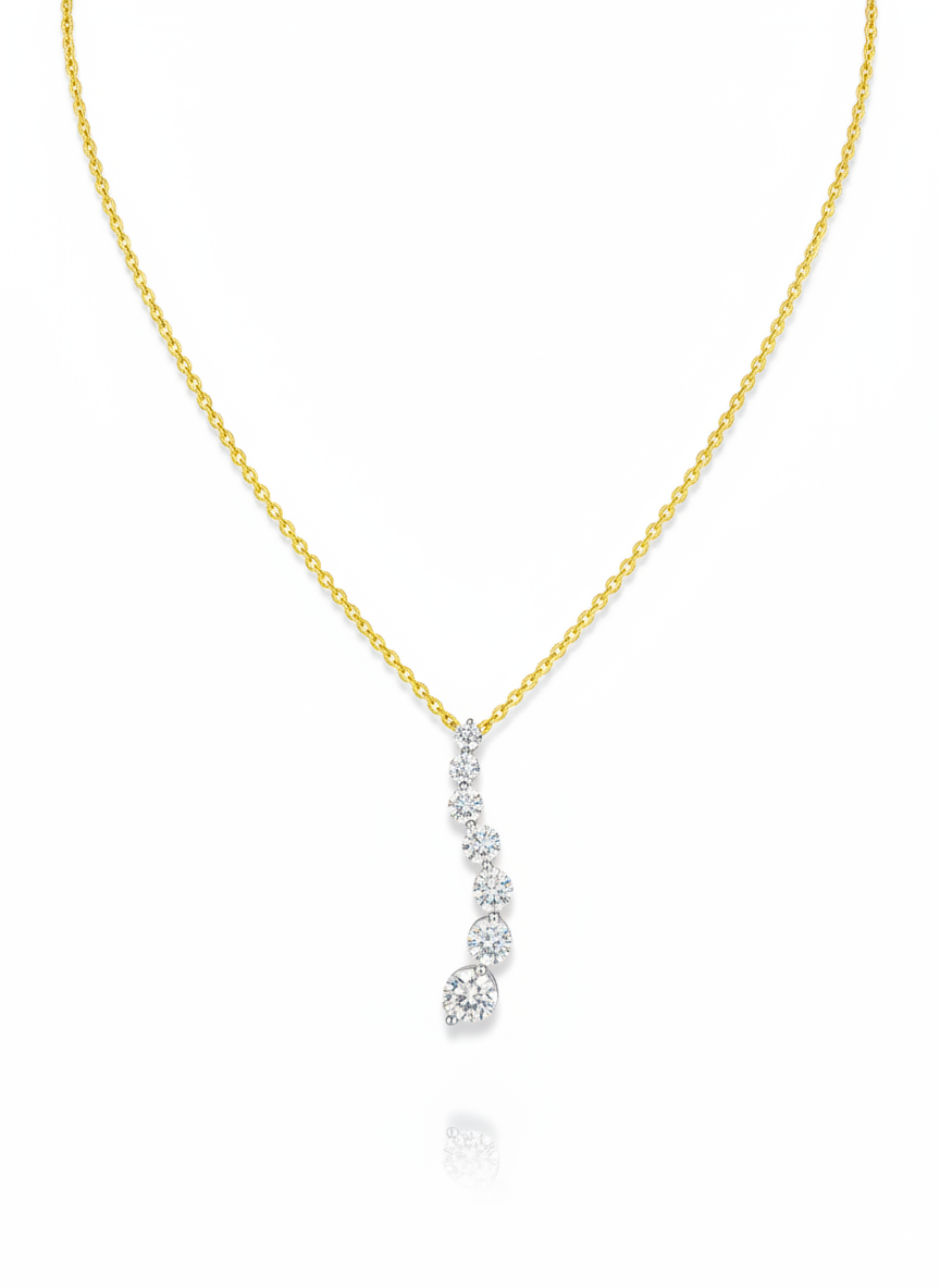Velvet Dawn Lab Diamond Necklace