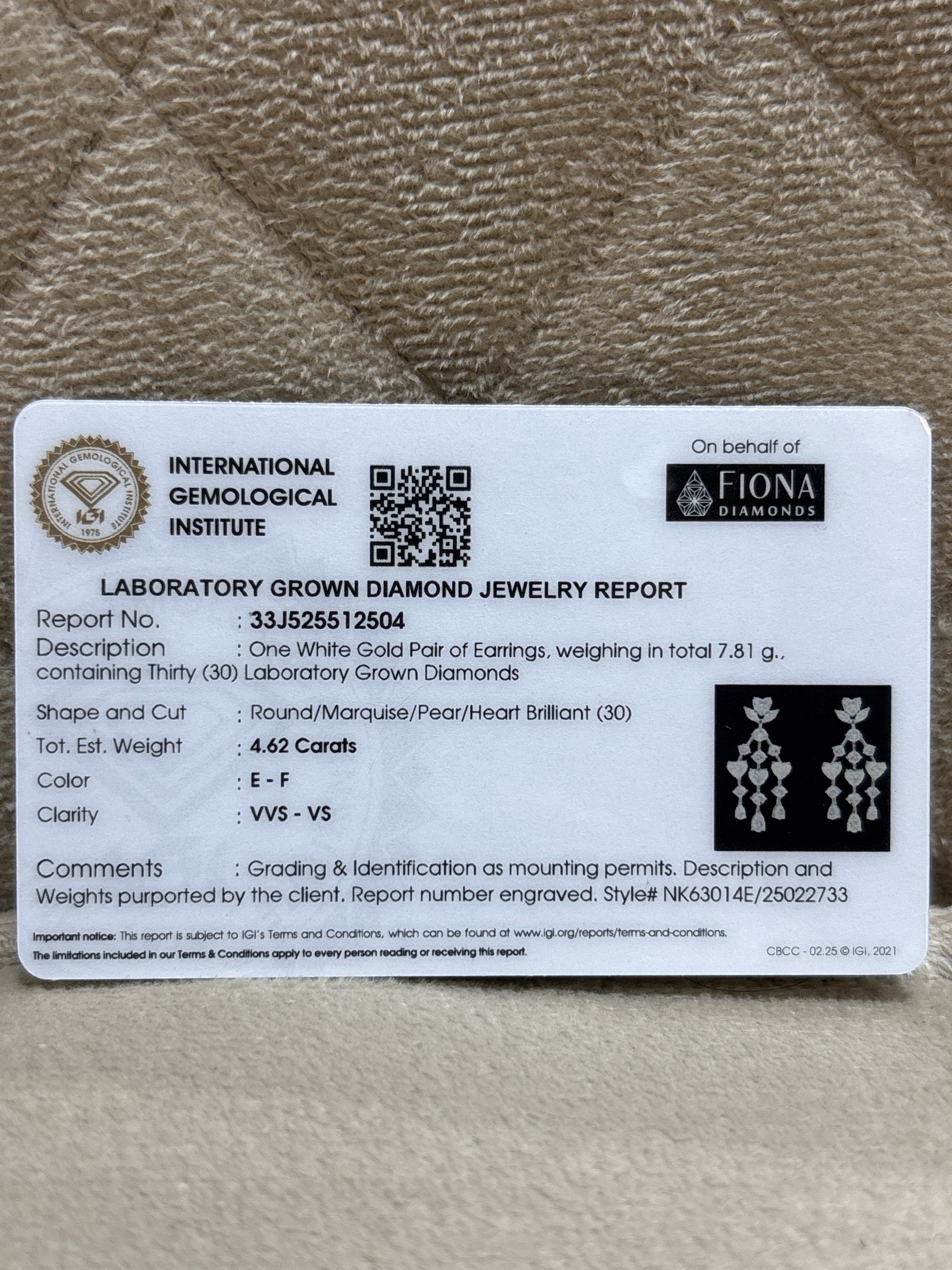 Cynira Lab Diamond Dangler Earring – Drop of Dream