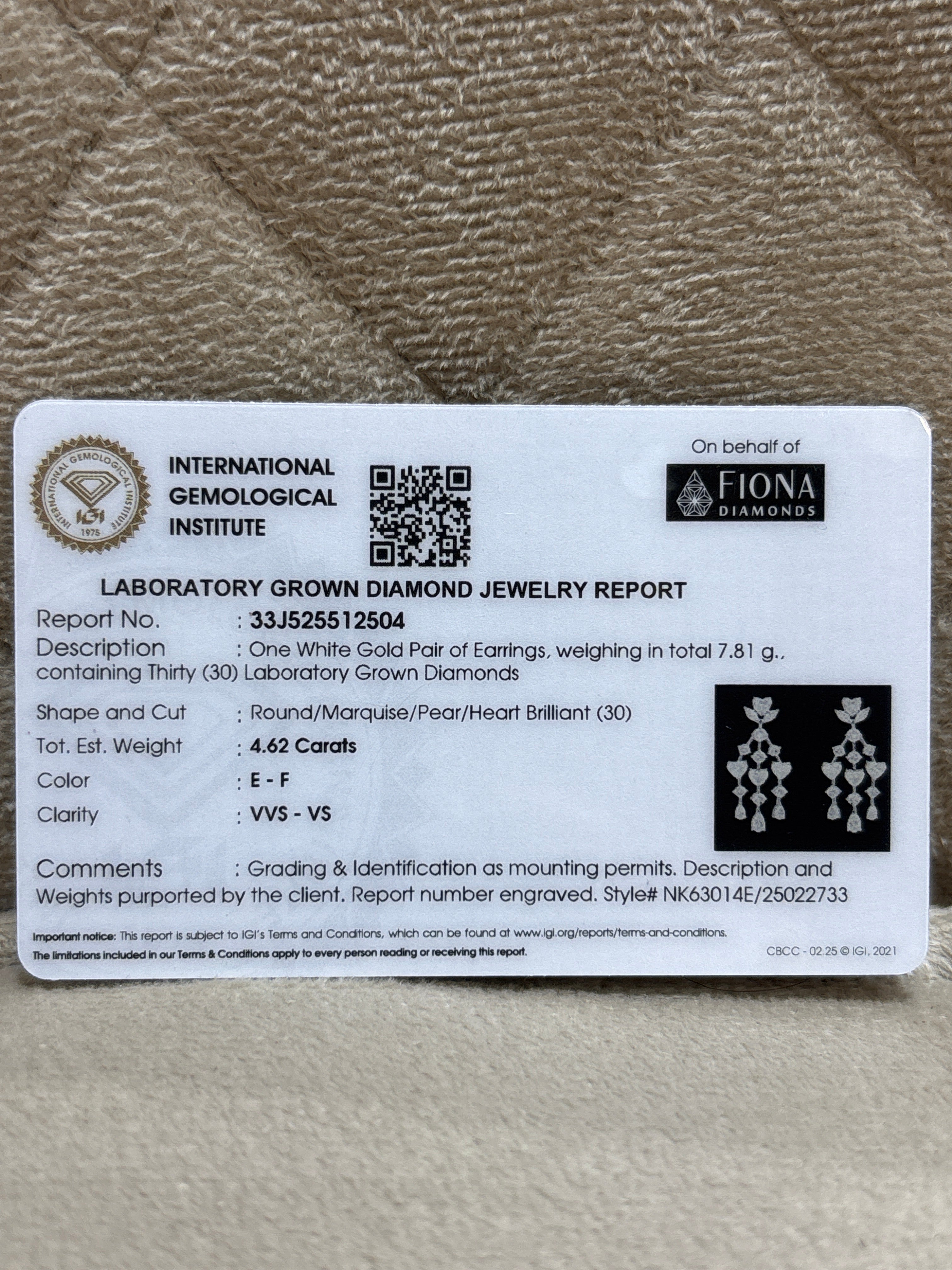 Cynira Lab Diamond Dangler Earring – Drop of Dream