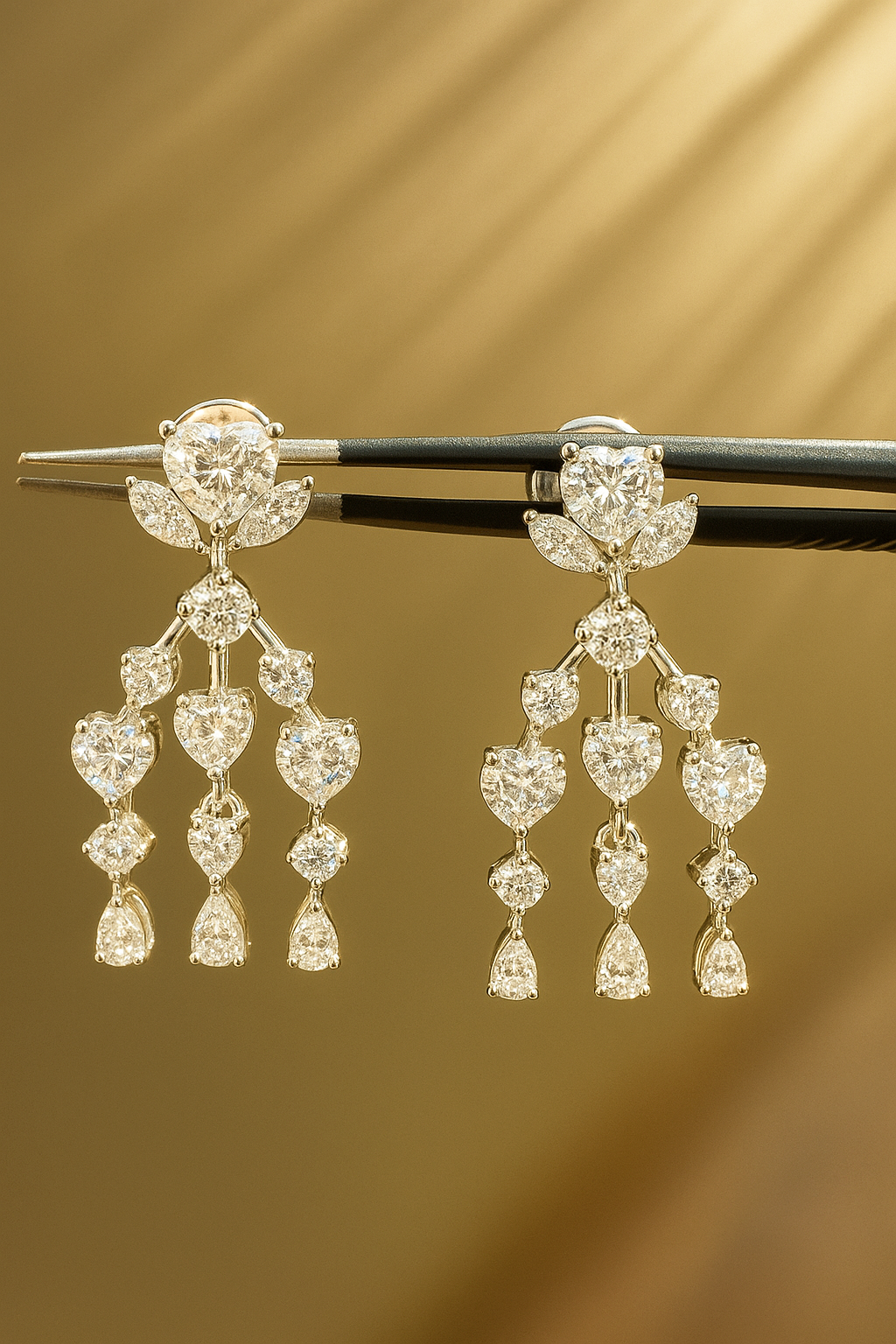 Cynira Lab Diamond Dangler Earring – Drop of Dream