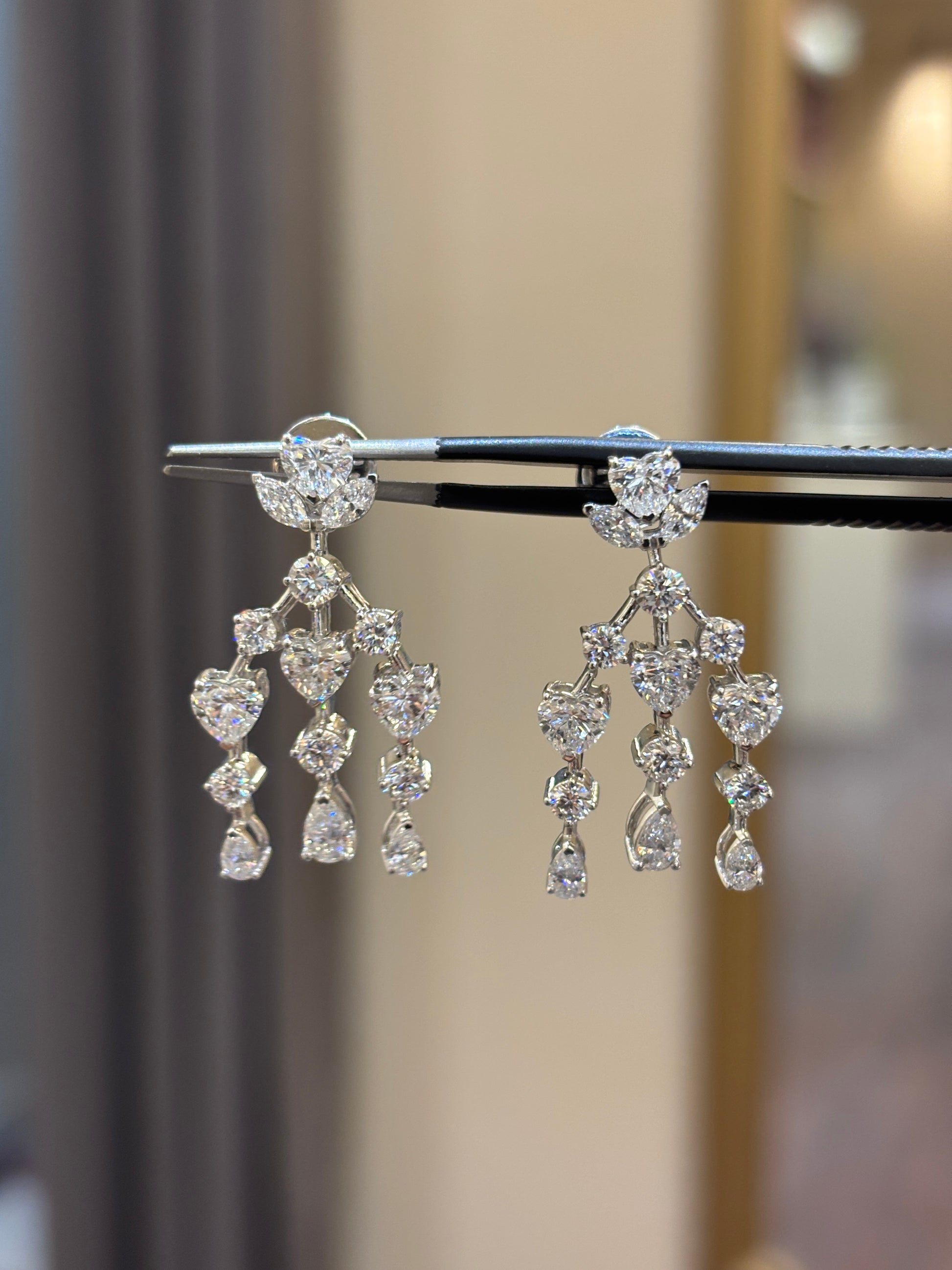 Cynira Lab Diamond Dangler Earring – Drop of Dream