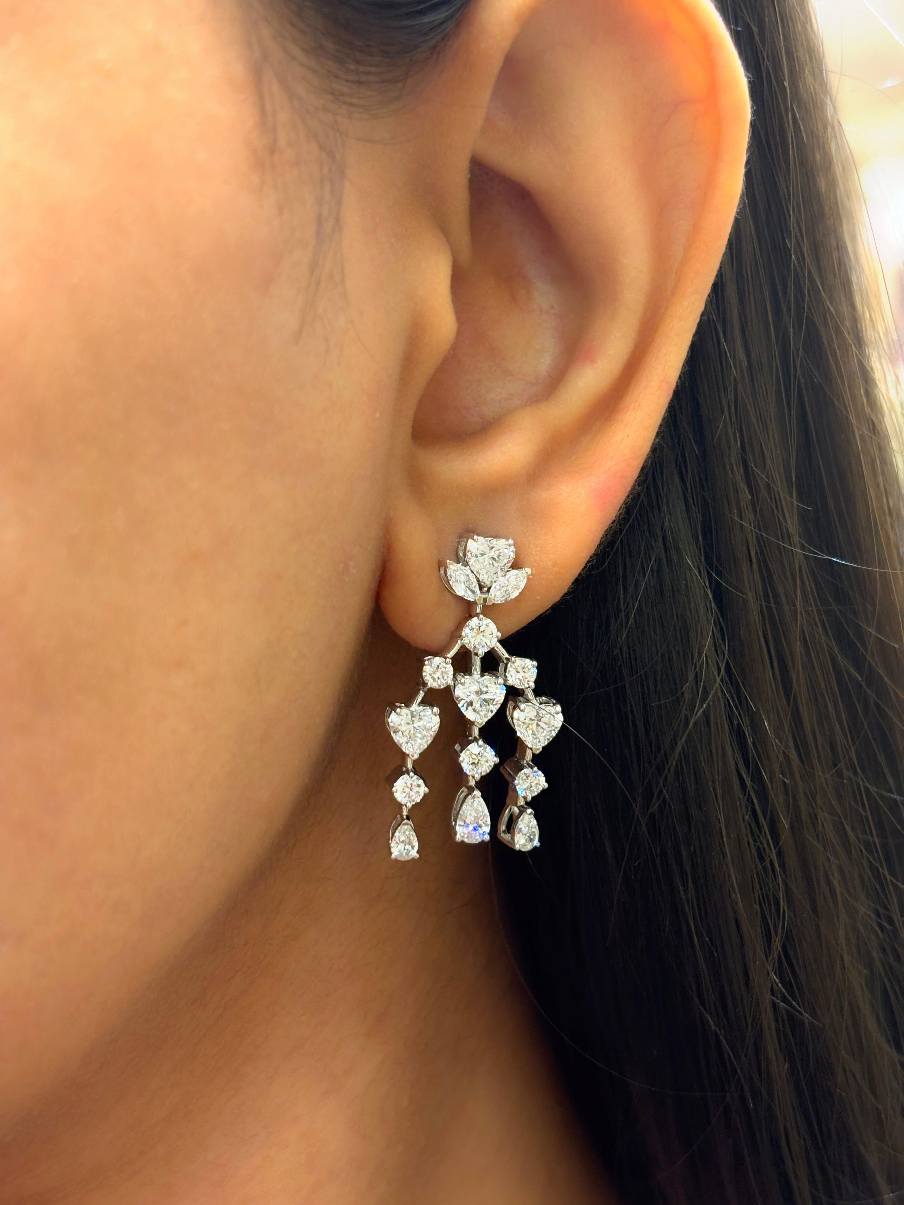 Cynira Lab Diamond Dangler Earring – Drop of Dream