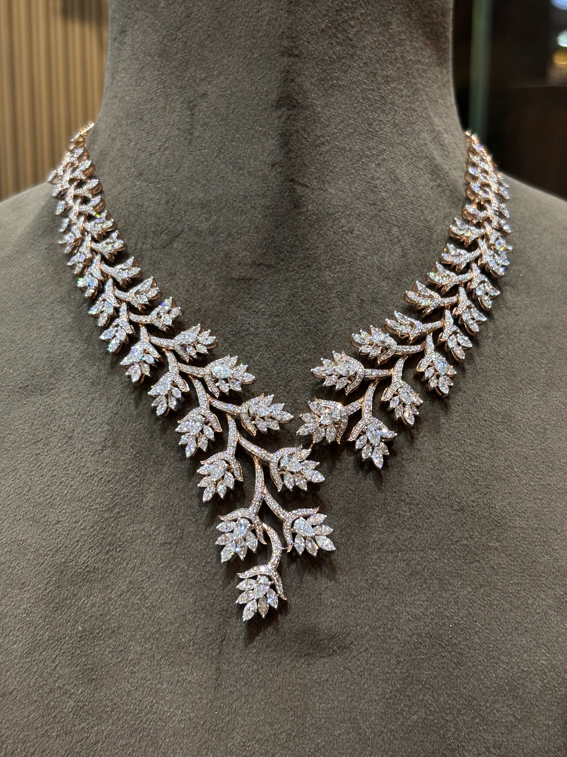 Scarlet Veil Lab Diamond Necklace