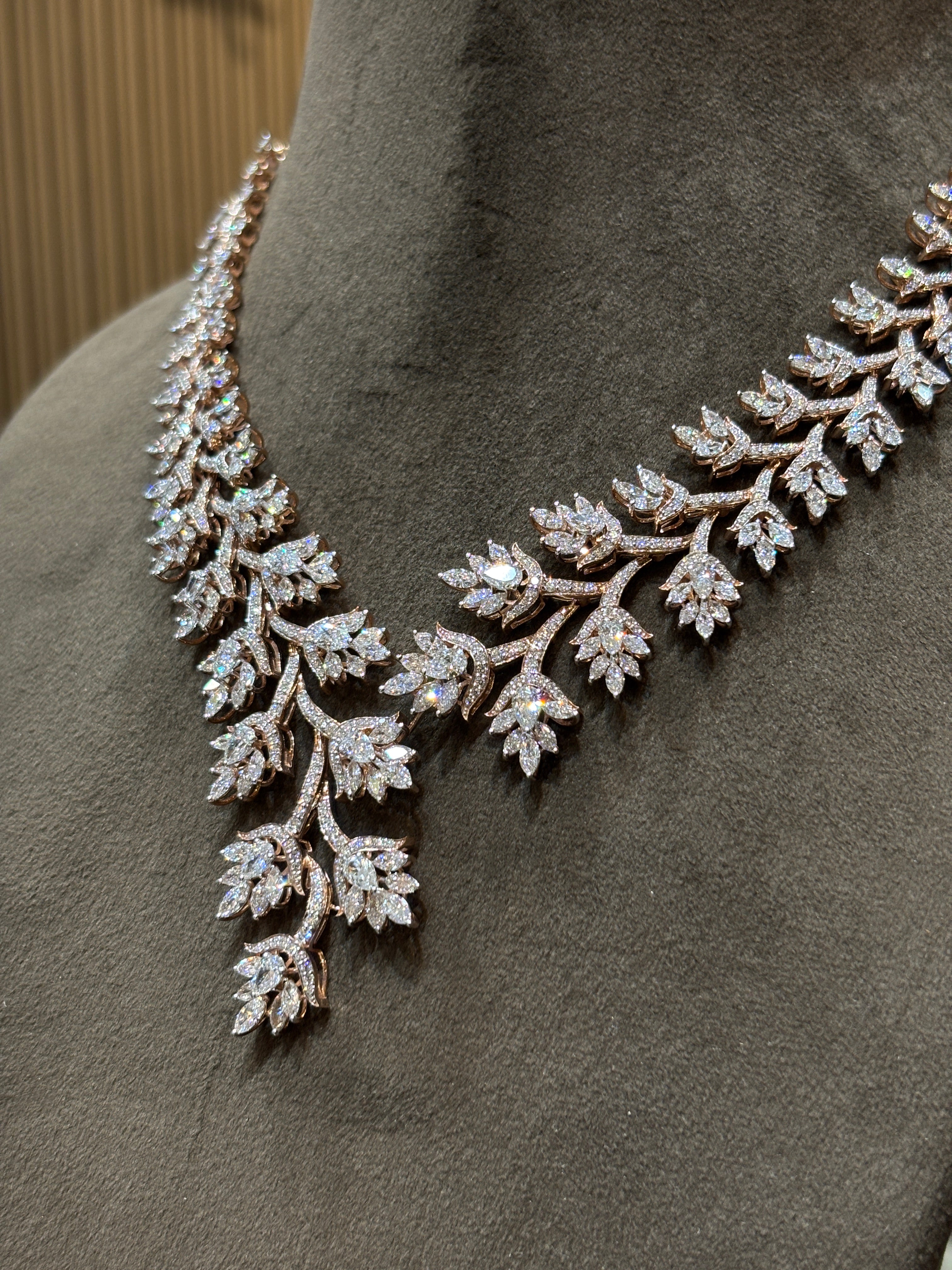 Scarlet Veil Lab Diamond Necklace