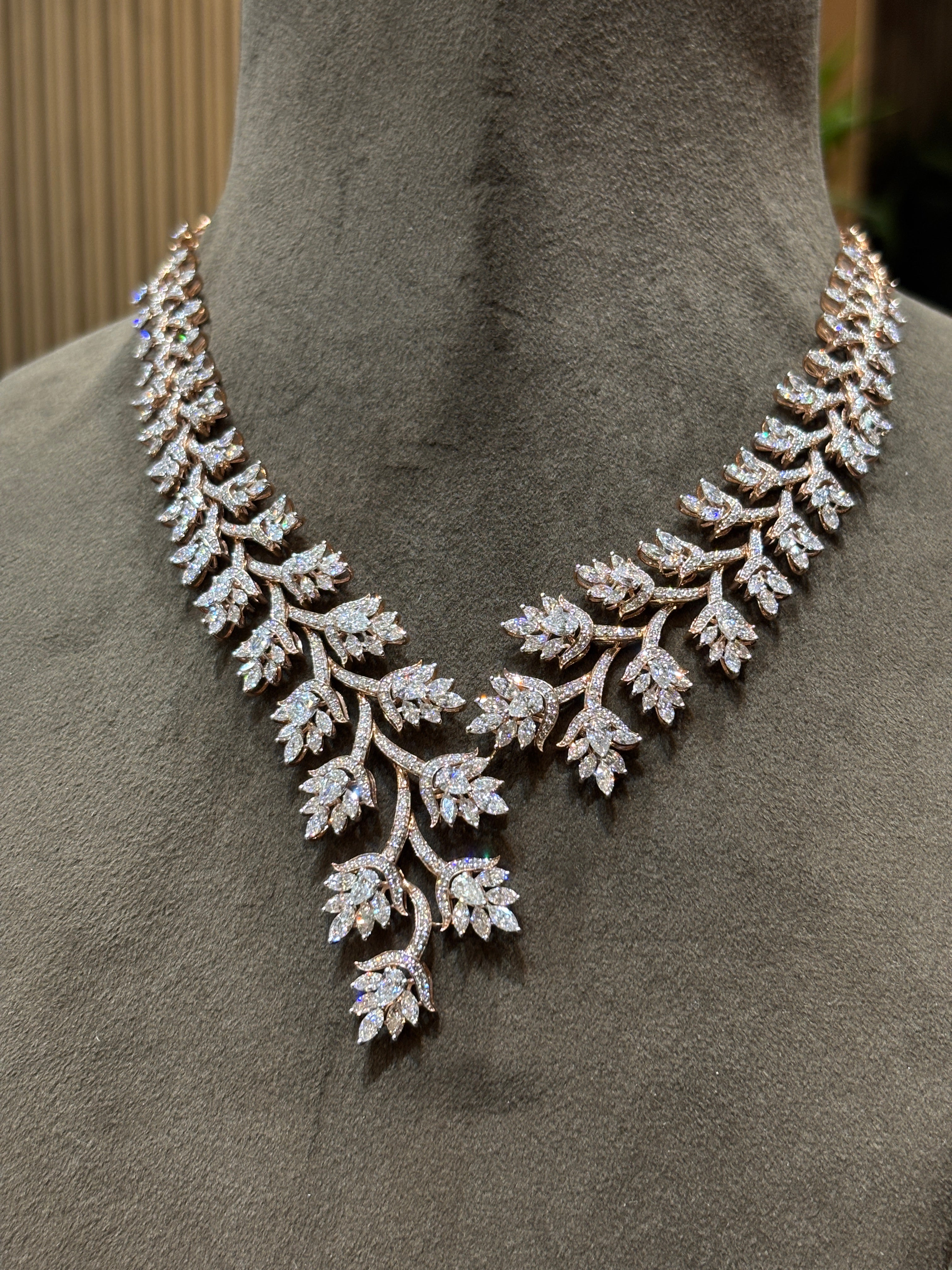 Scarlet Veil Lab Diamond Necklace