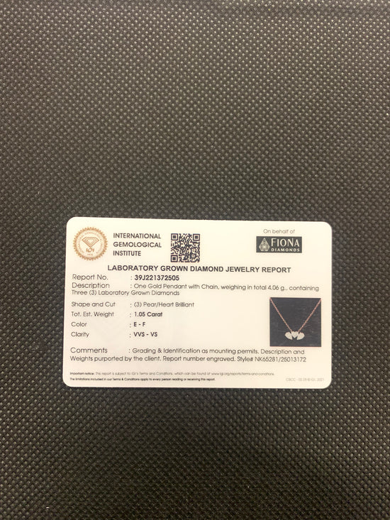 Rani Edge Lab Diamond Pendant