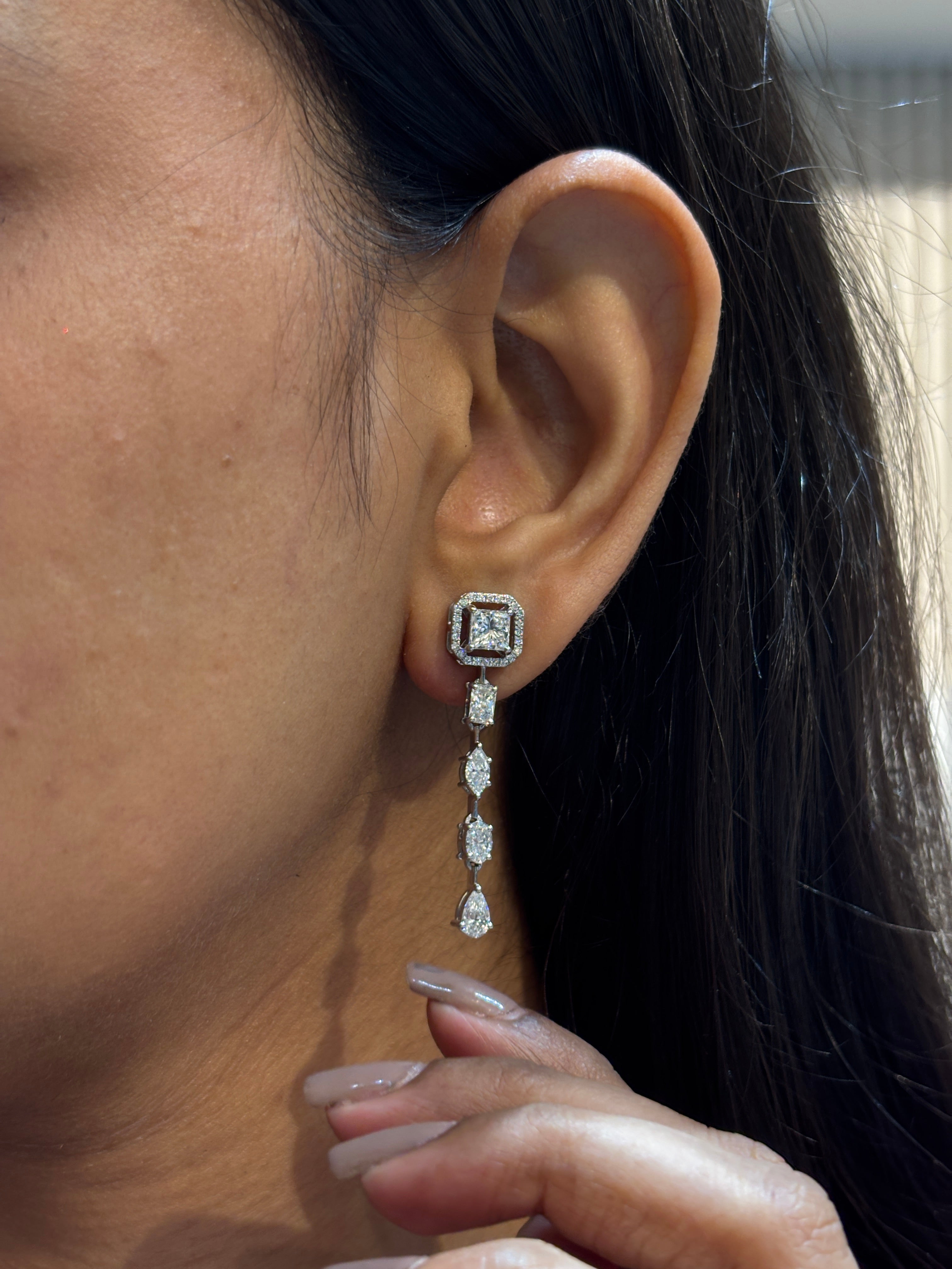 Celestial Charm Lab Diamond Earring