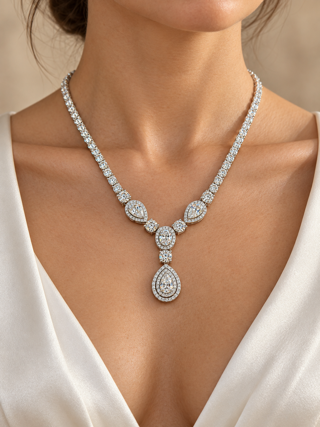 Aria Strand Lab Diamond Necklace