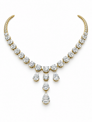 Cleo Drape Lab Diamond Necklace