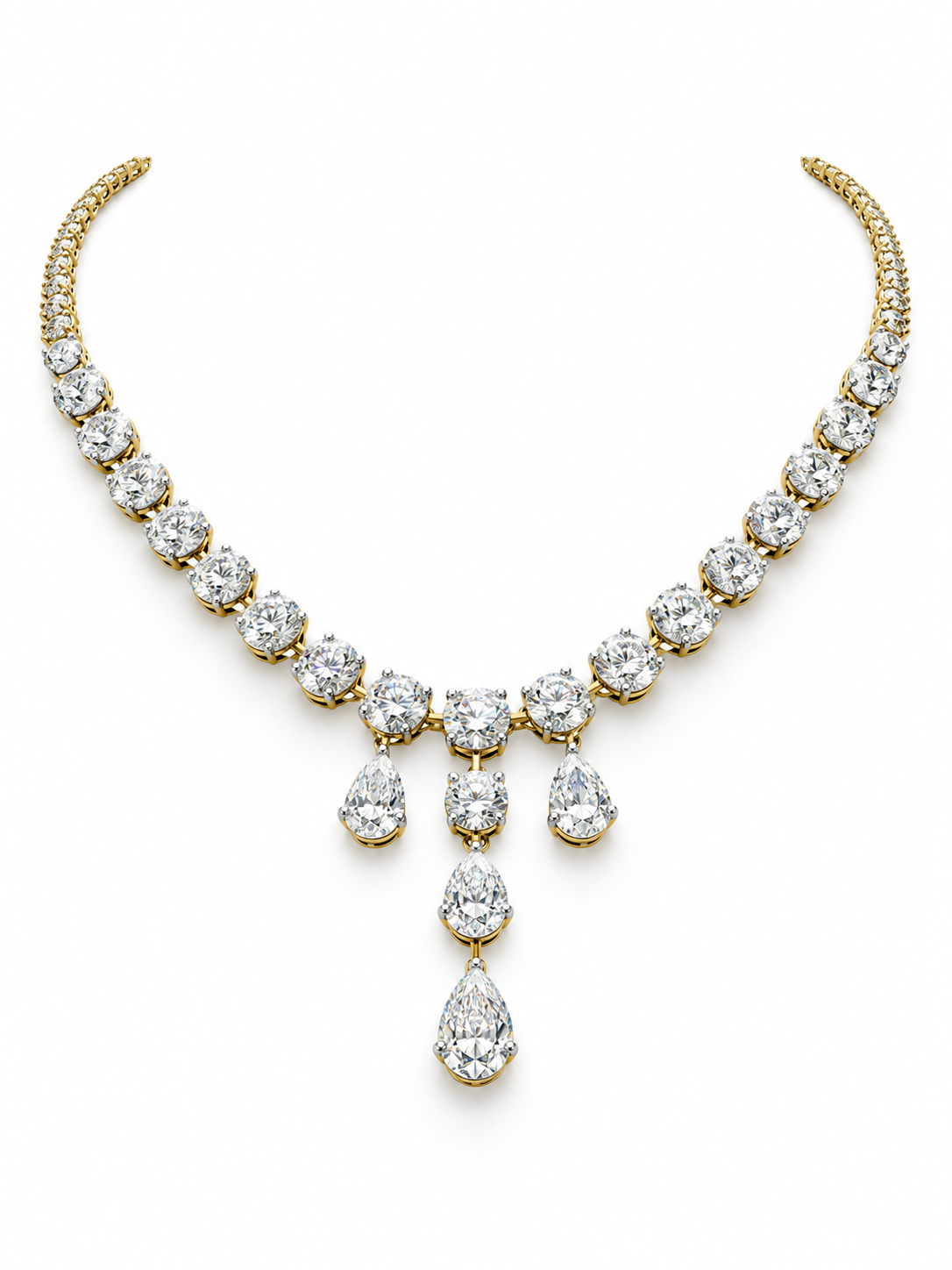 Cleo Drape Lab Diamond Necklace