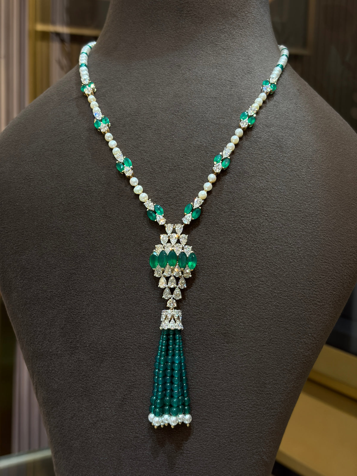 Zoraya Thyrix Lab Grown Diamond Necklace