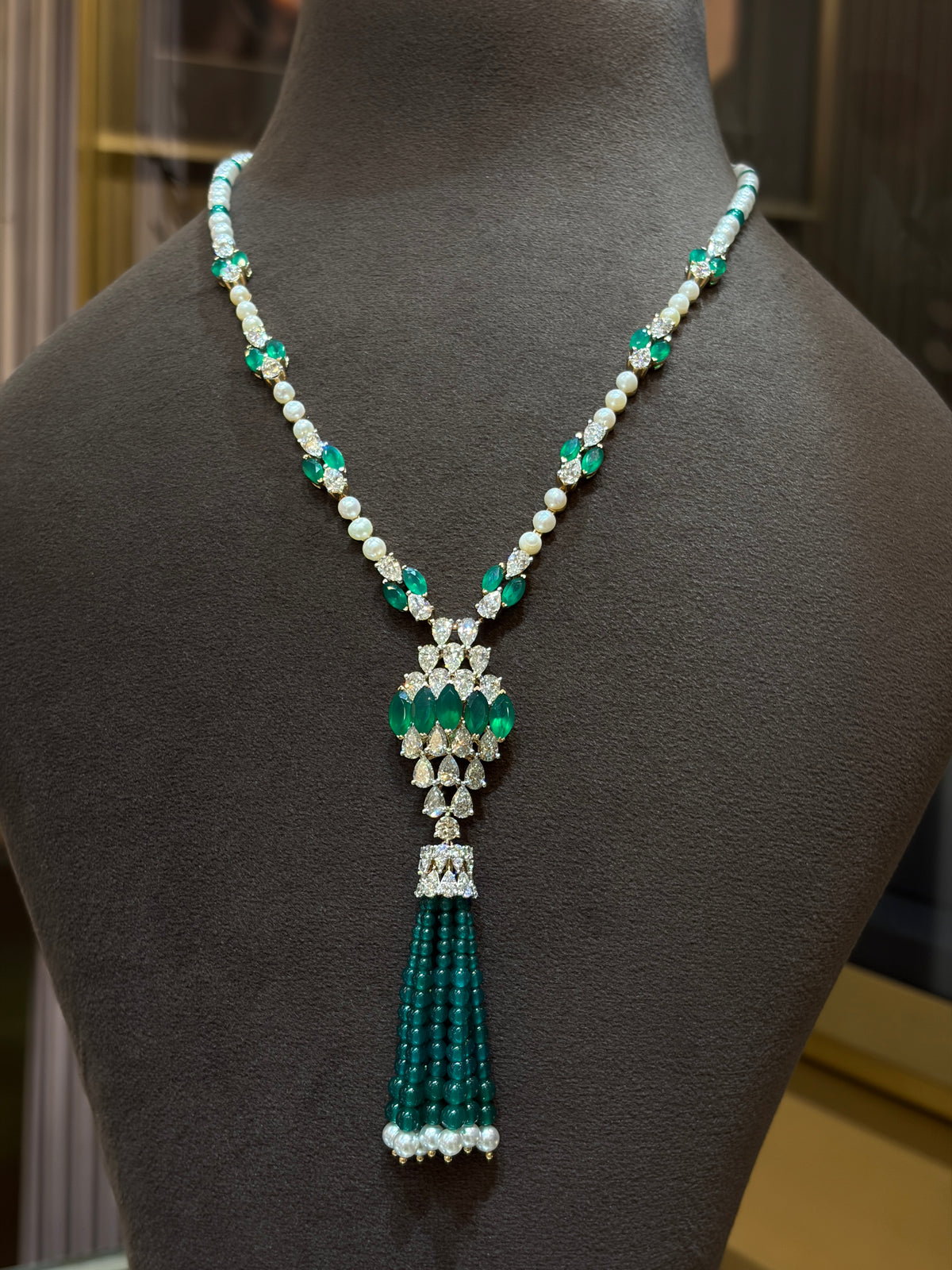 Zoraya Thyrix Lab Grown Diamond Necklace