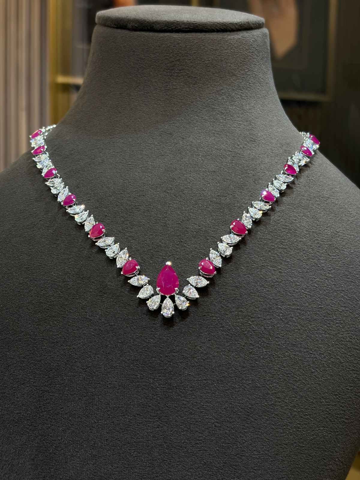 Selveth Mircal Lab Grown Diamond Necklace