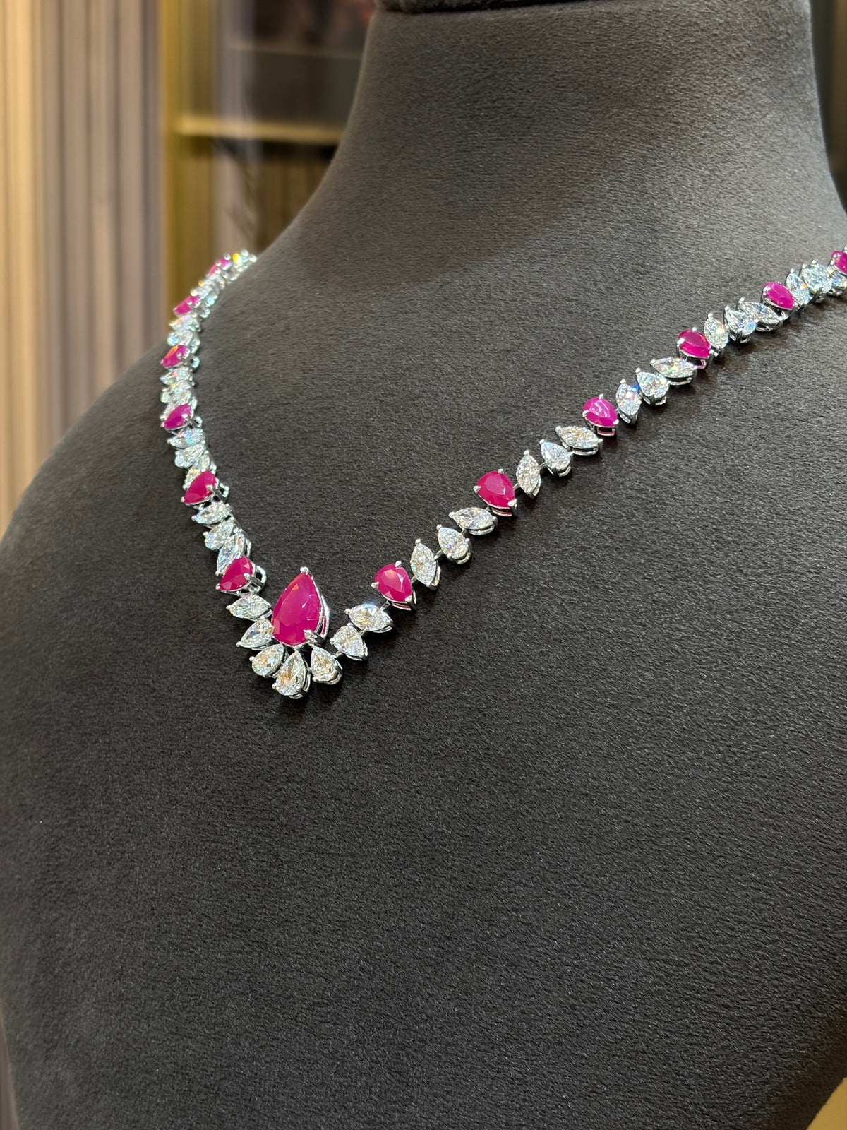 Selveth Mircal Lab Grown Diamond Necklace