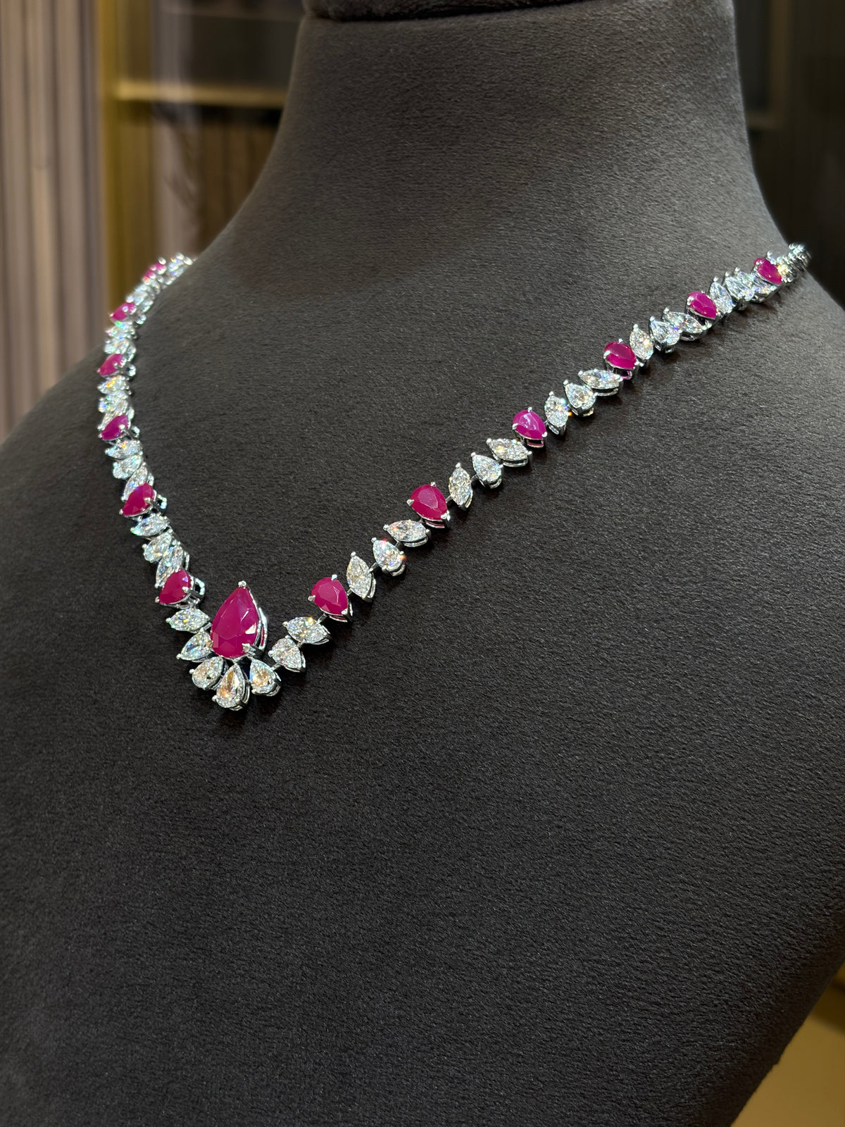Selveth Mircal Lab Grown Diamond Necklace