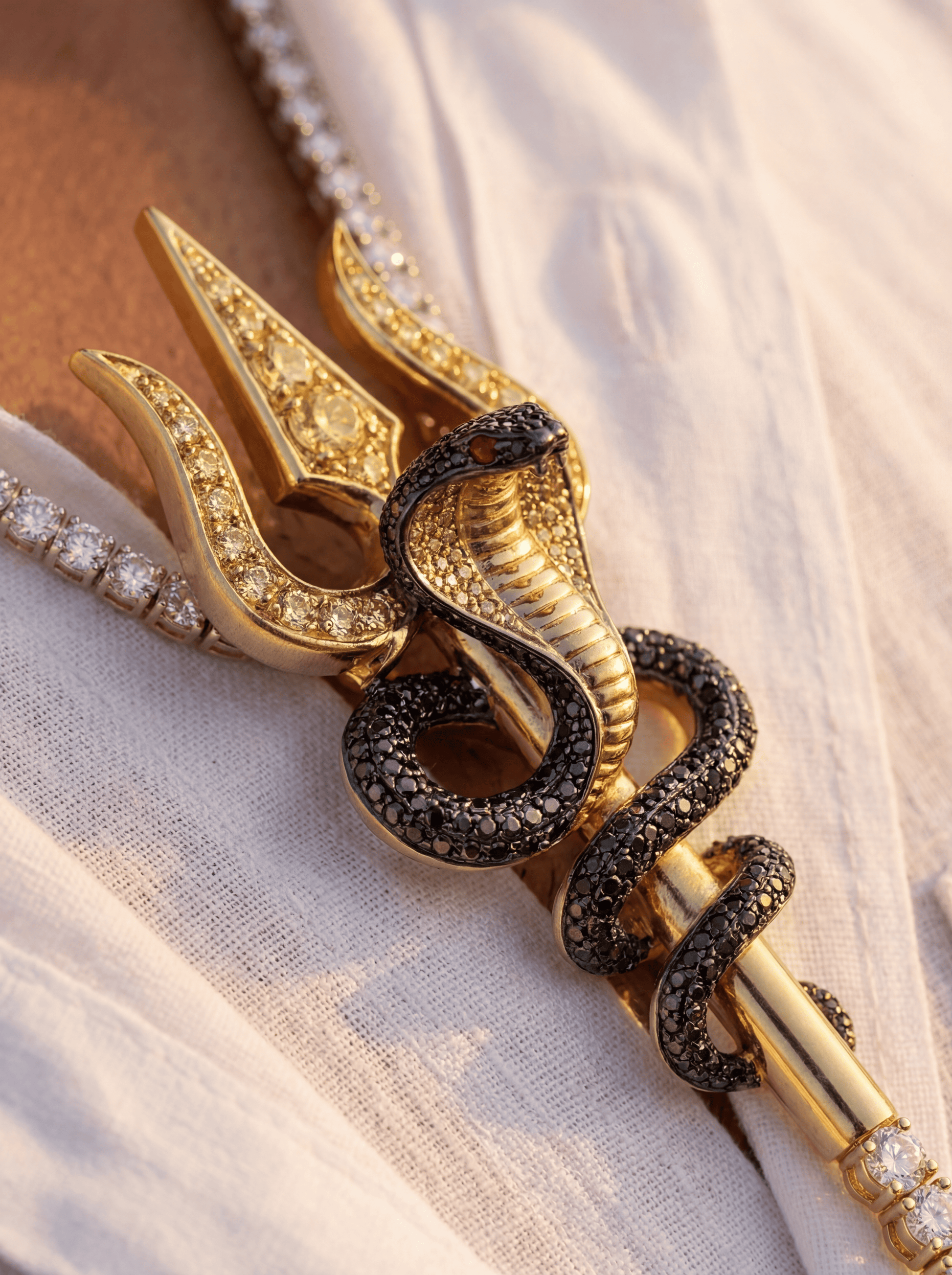 Shiva's Mark Lab Diamond Necklace