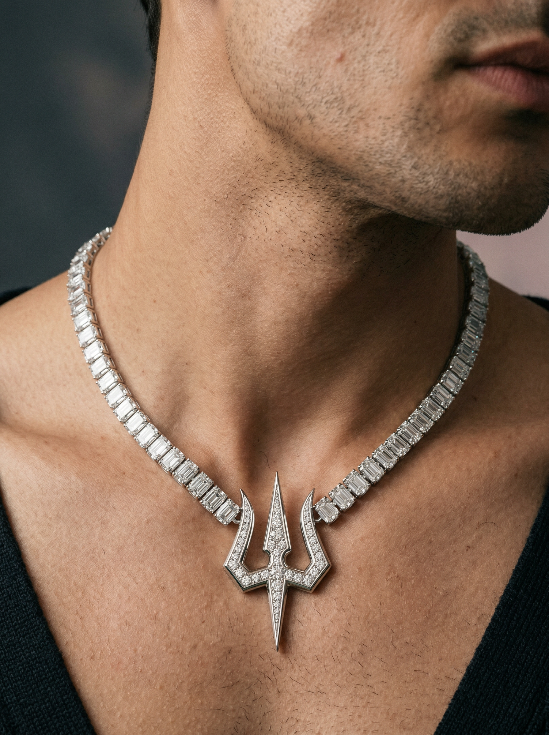 Trident Eterna Lab Diamond Necklace