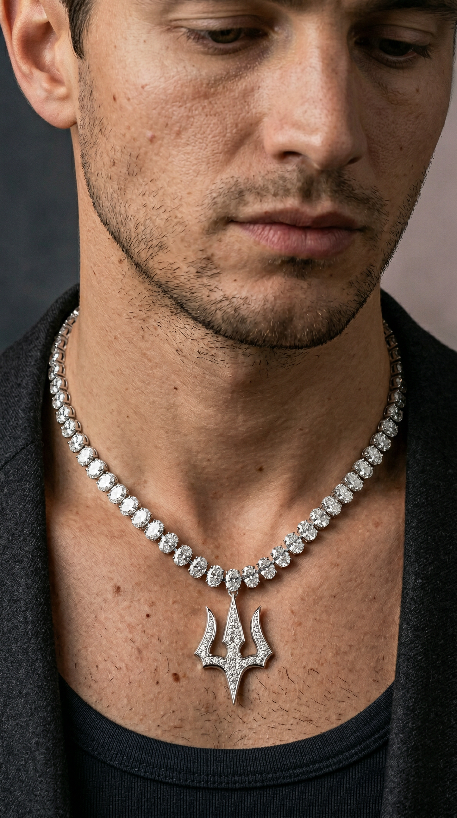 Trident Prime Lab Diamond Necklace