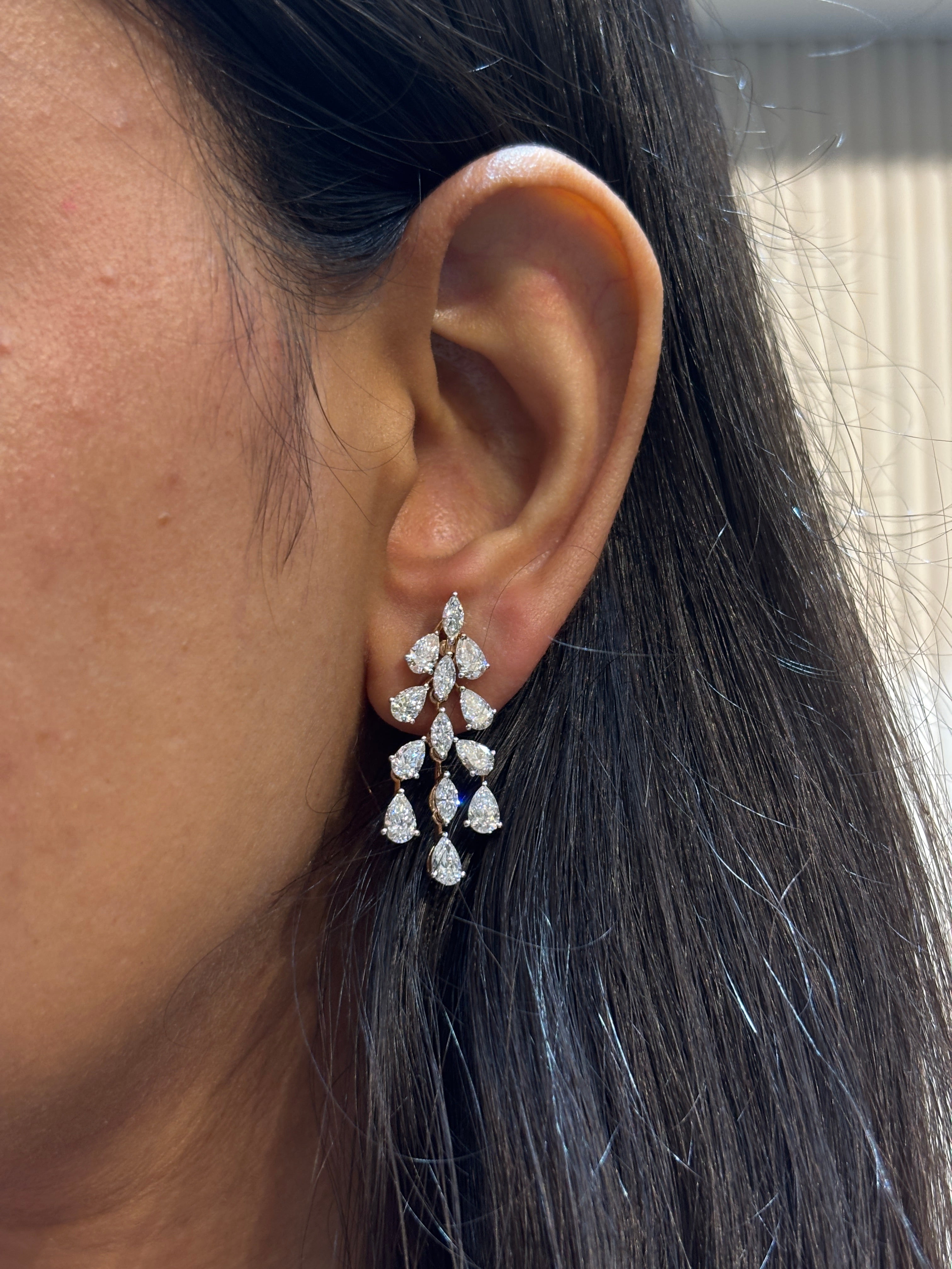 Radiant Prism Lab Diamond Earring