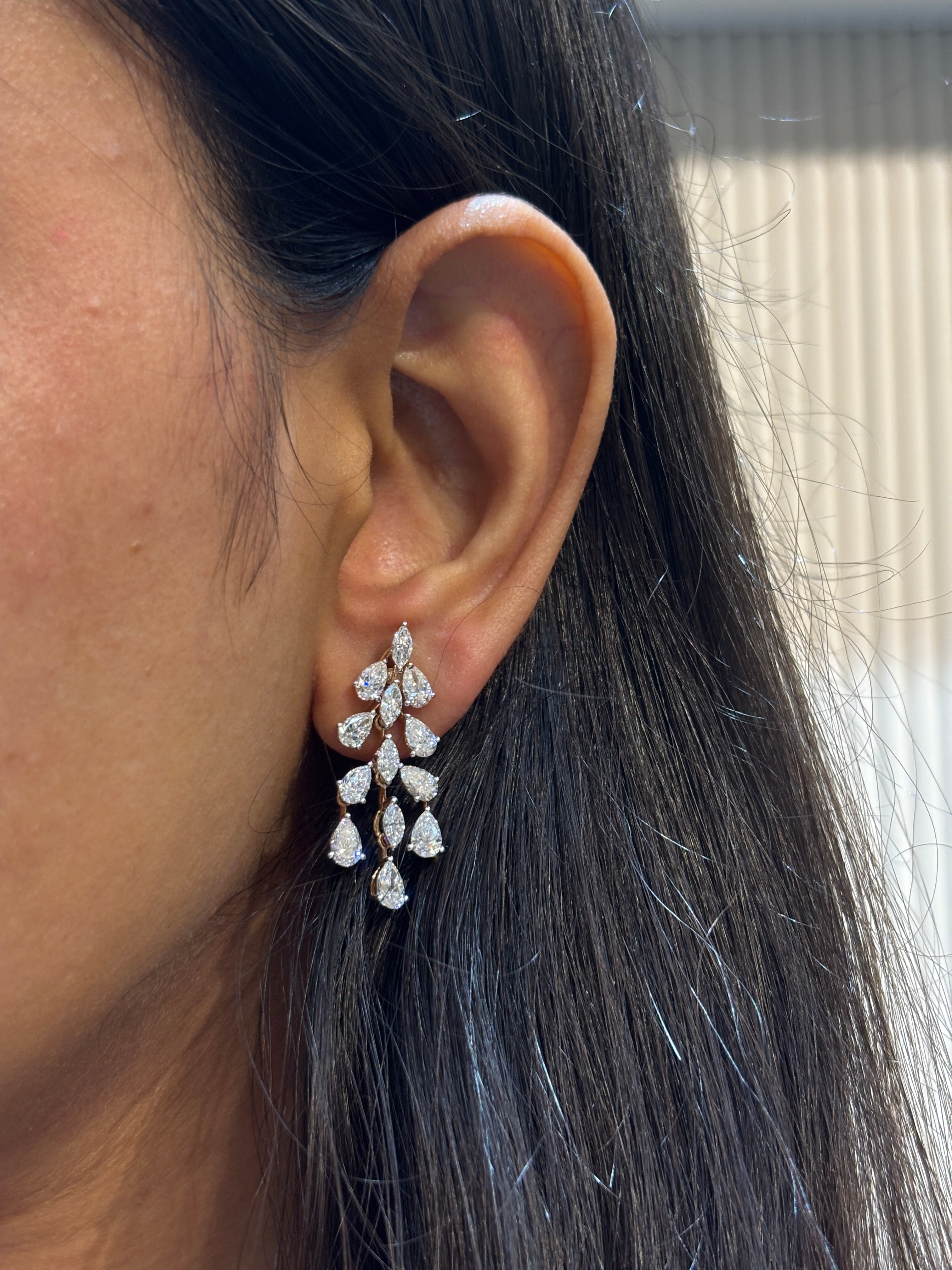 Radiant Prism Lab Diamond Earring