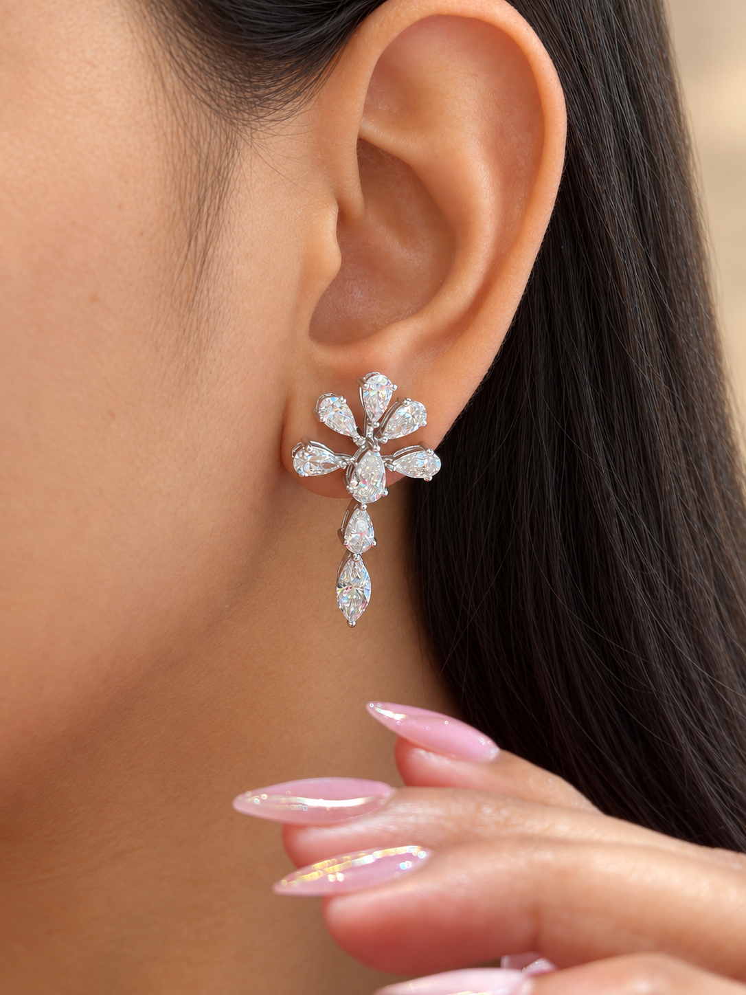 Rena Clip Lab Diamond Earring