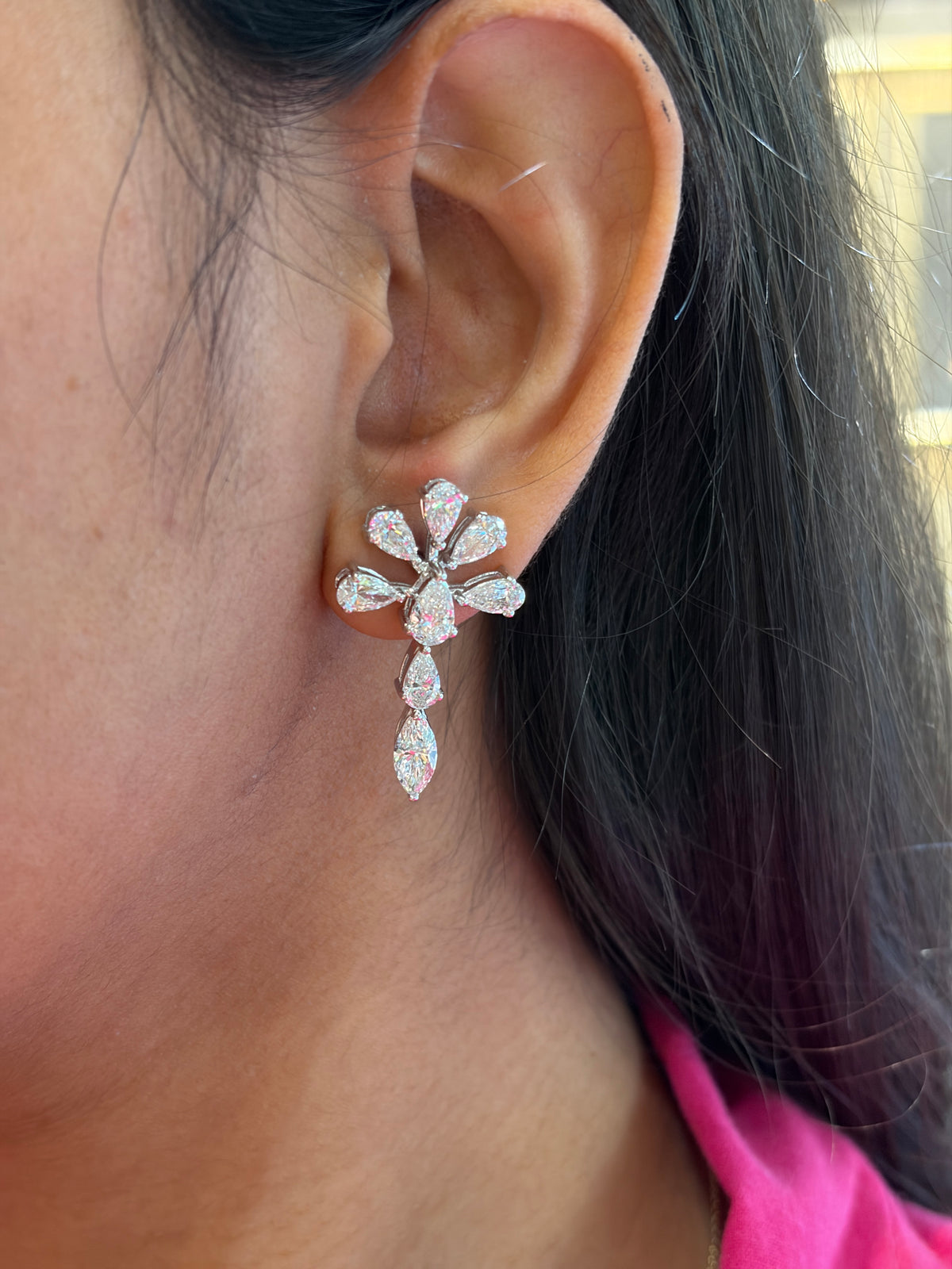Rena Clip Lab Diamond Earring
