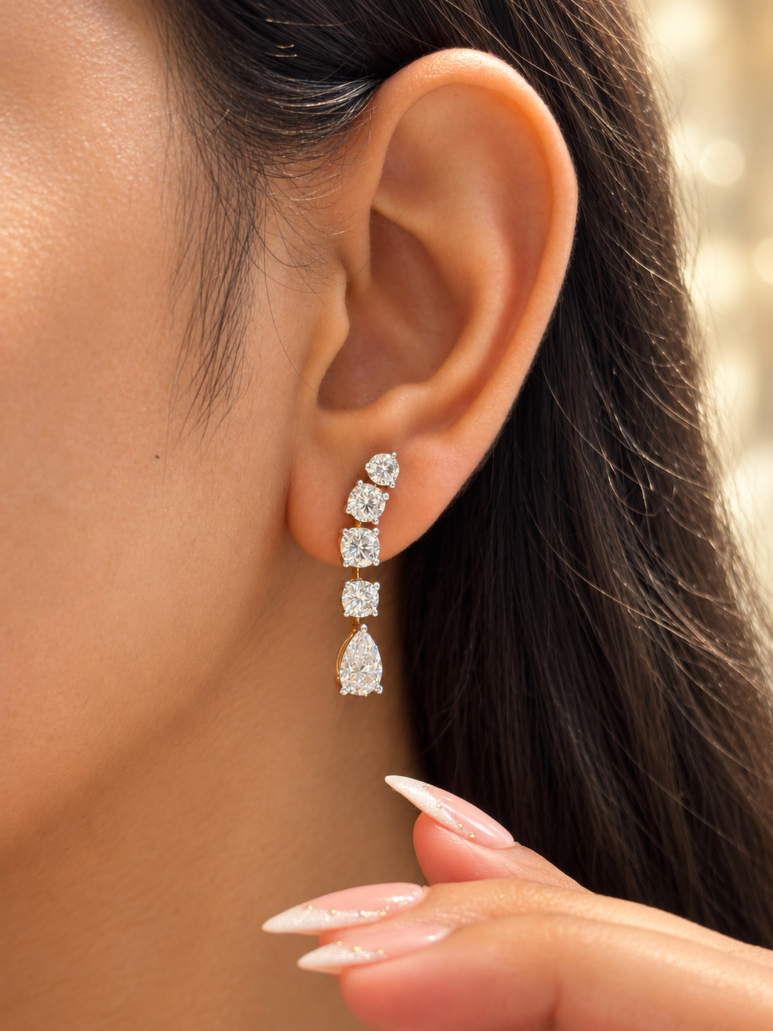 Nelveth Thyrix Lab Grown Diamond Earring