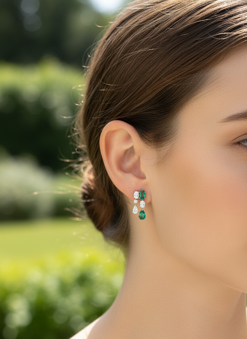 Avirelle Drop Lab Diamond Earring